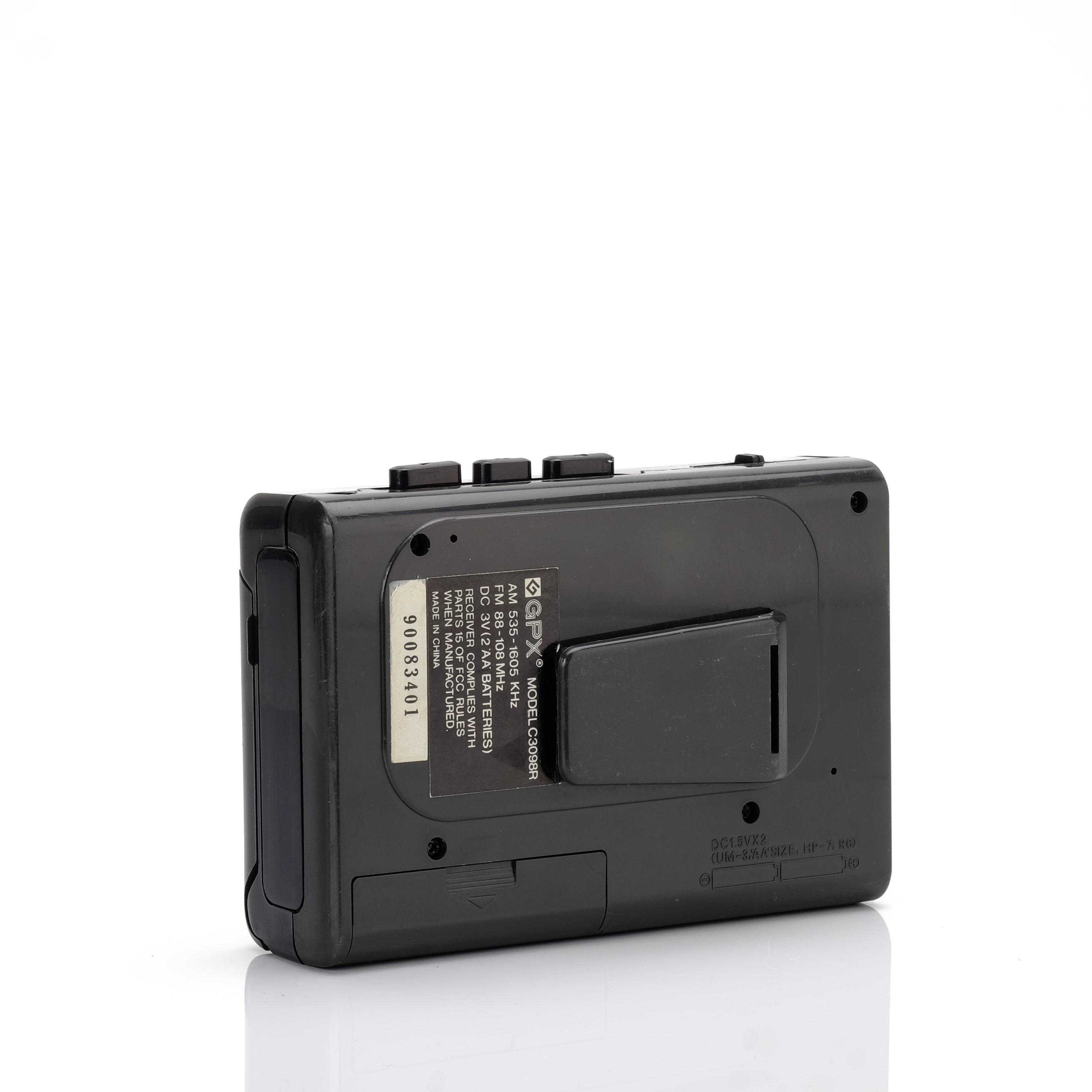 GPX C3098R Equalizer AM/FM Portable Cassette Player