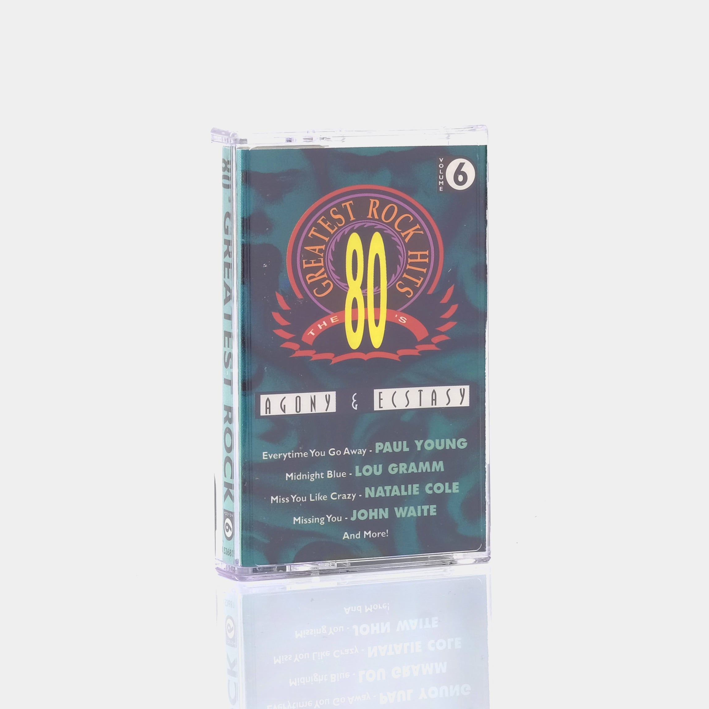 The 80's Greatest Rock Hits Volume 6 Cassette Tape