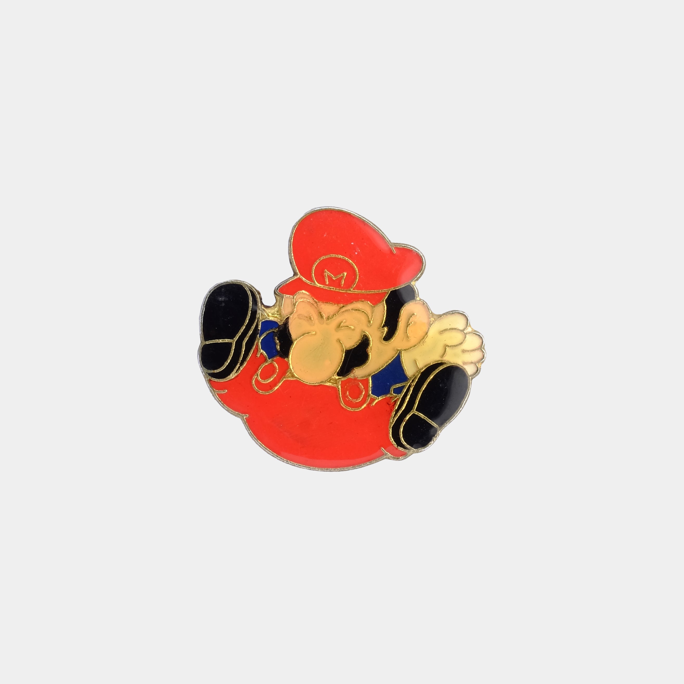 Nintendo Mario Ground Pound 1988 Vintage Enamel Pin