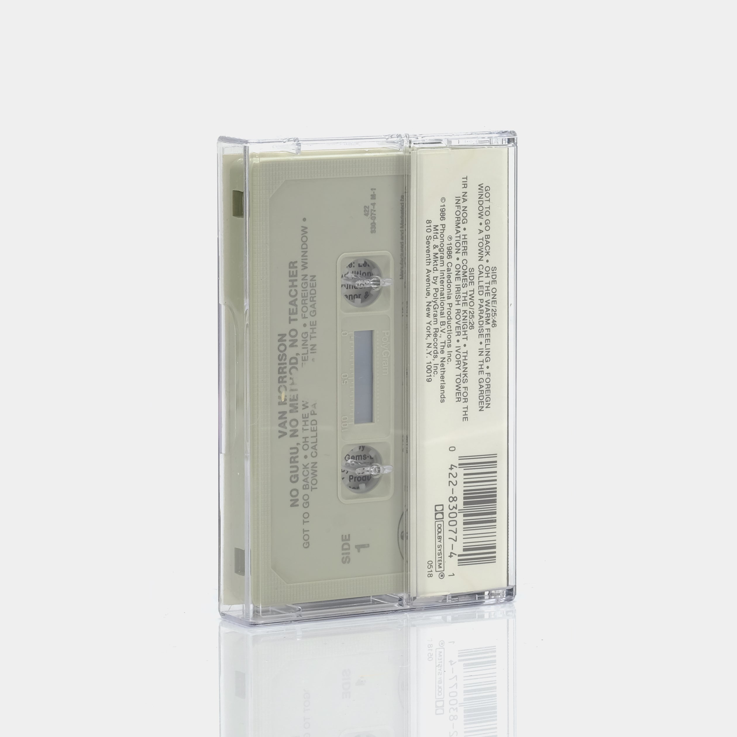 Van Morrison - No Guru, No Method, No Teacher Cassette Tape