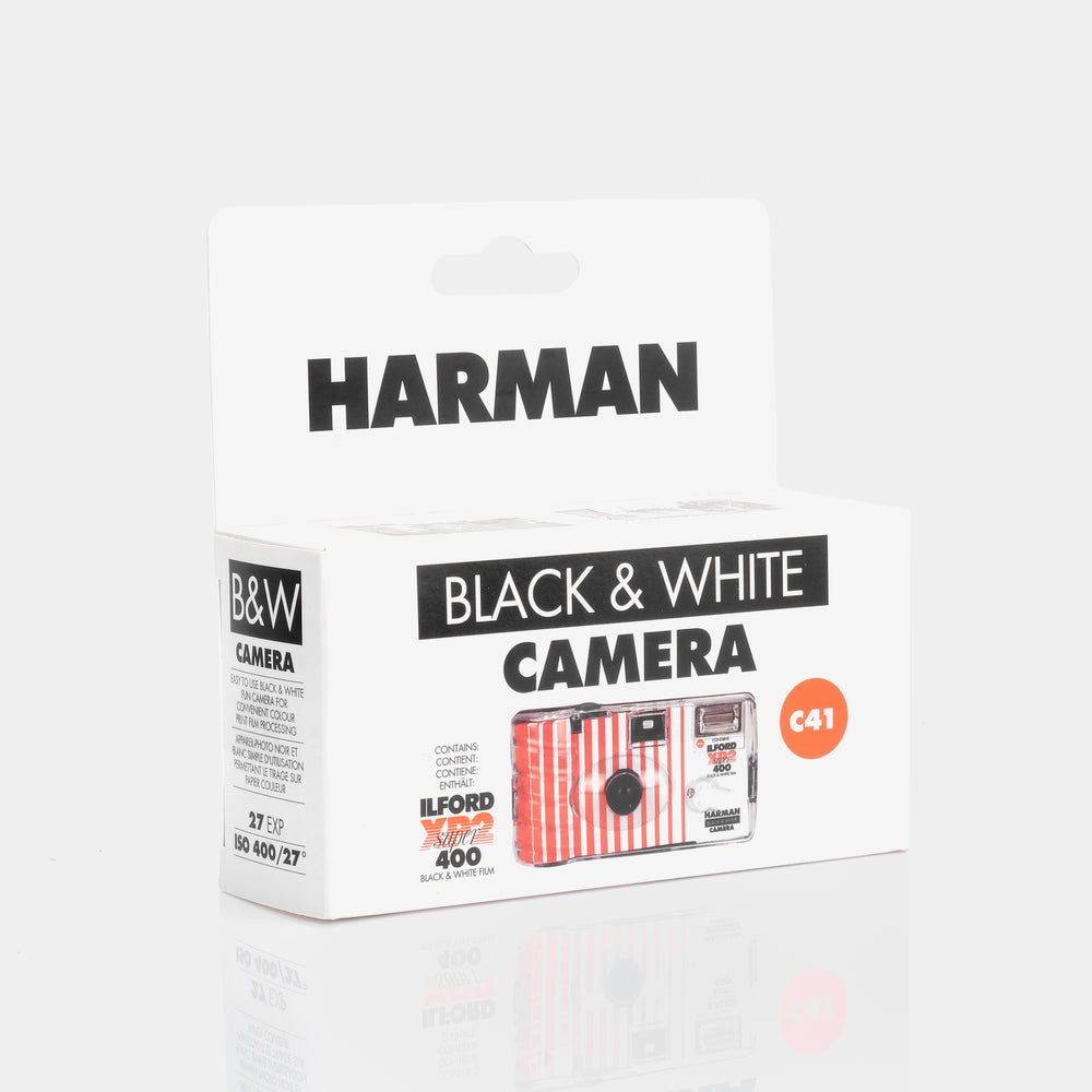 Ilford Super XP2 C41 Black and White 35mm Disposable Film Camera (27 E