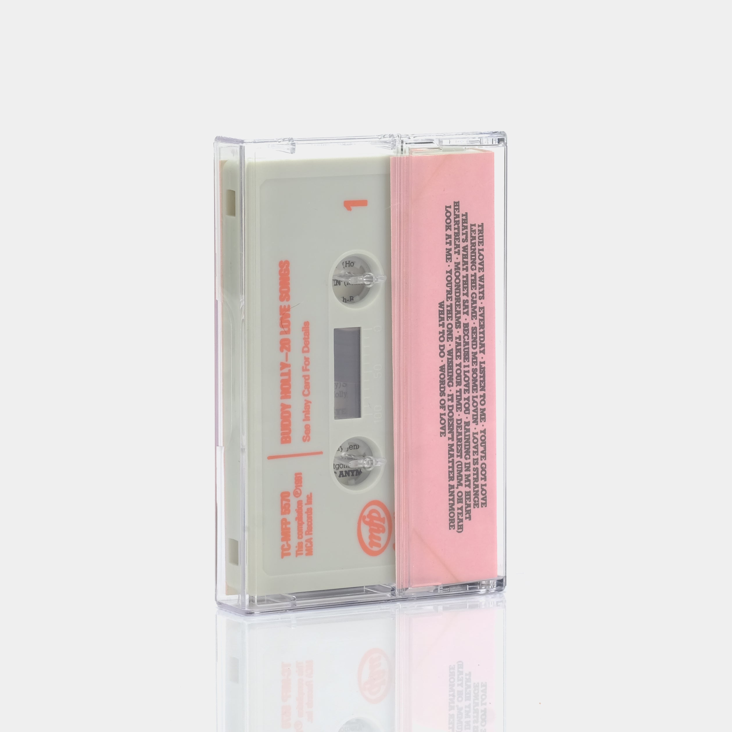 Buddy Holly - 20 Love Songs Cassette Tape