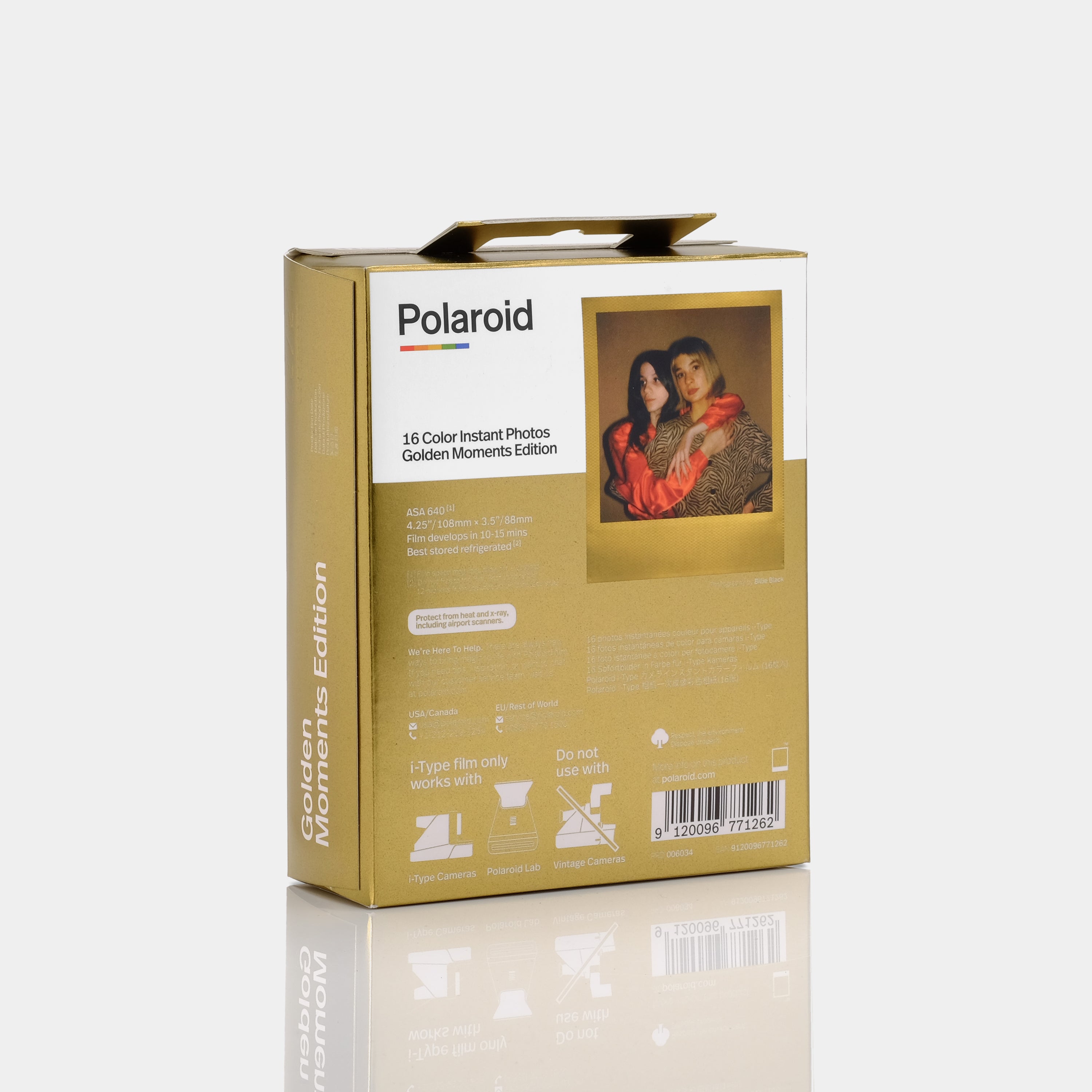 Polaroid Color i-Type Instant Film - Double Pack - Golden Moments Edition