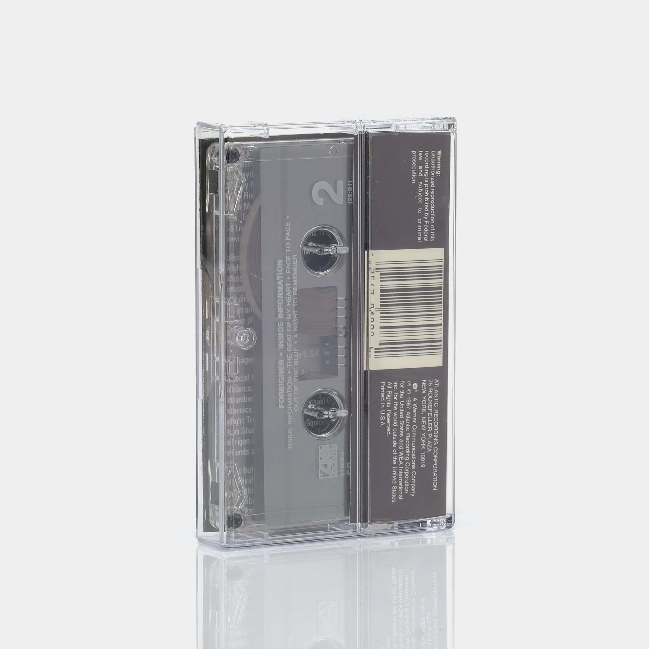 Foreigner - Inside Information Cassette Tape