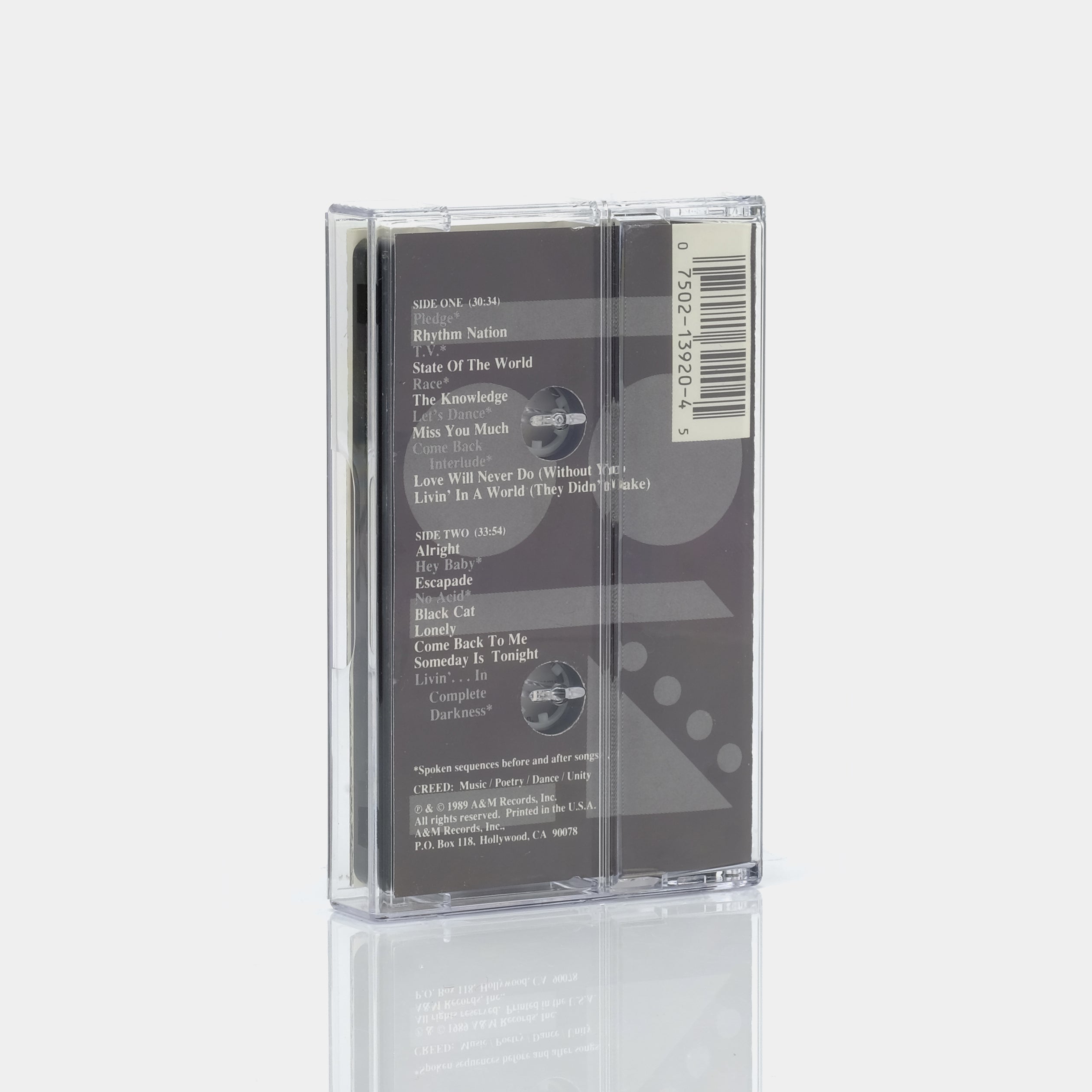 Janet Jackson - Janet Jackson's Rhythm Nation 1814 Cassette Tape