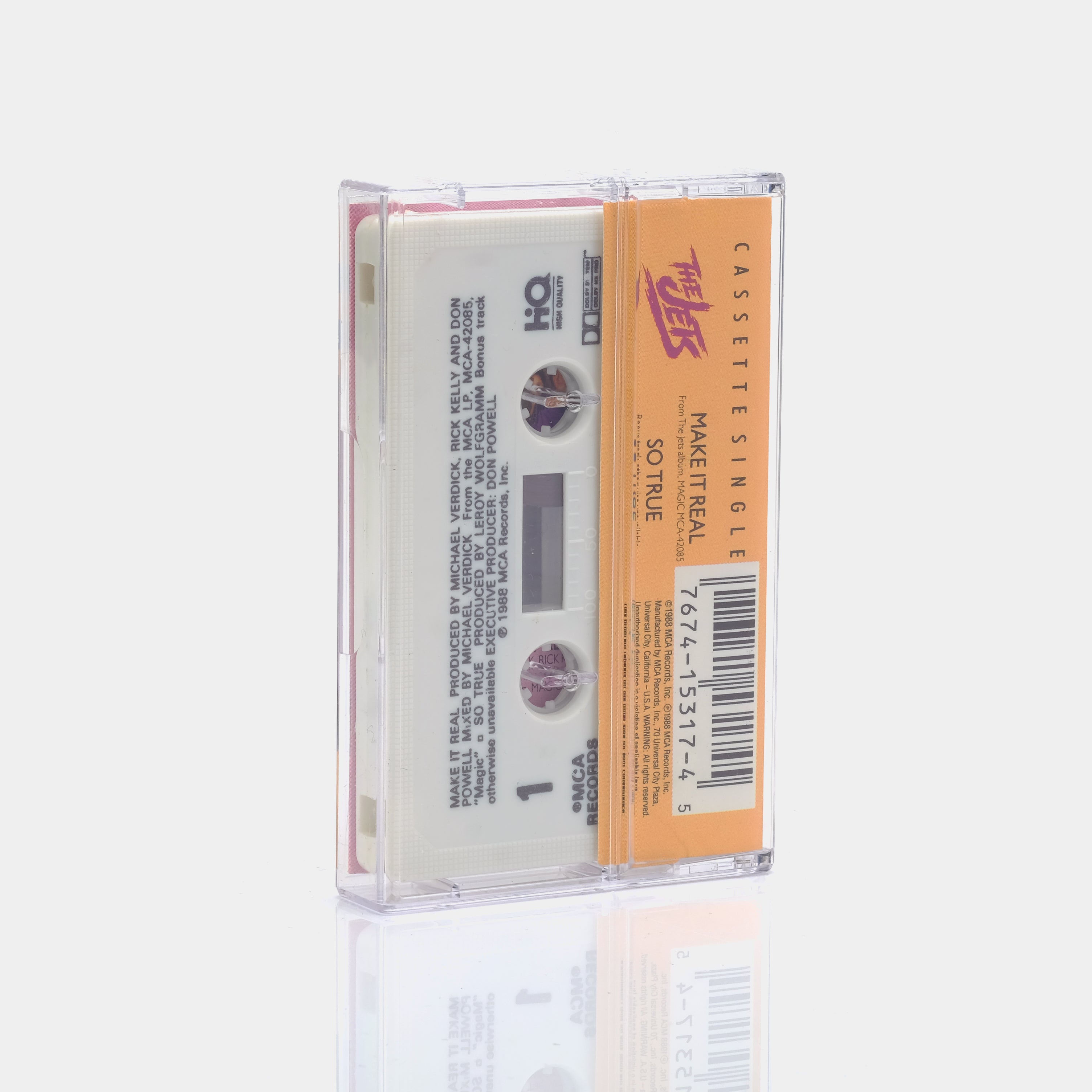 The Jets - Make It Real/So True Cassette Tape