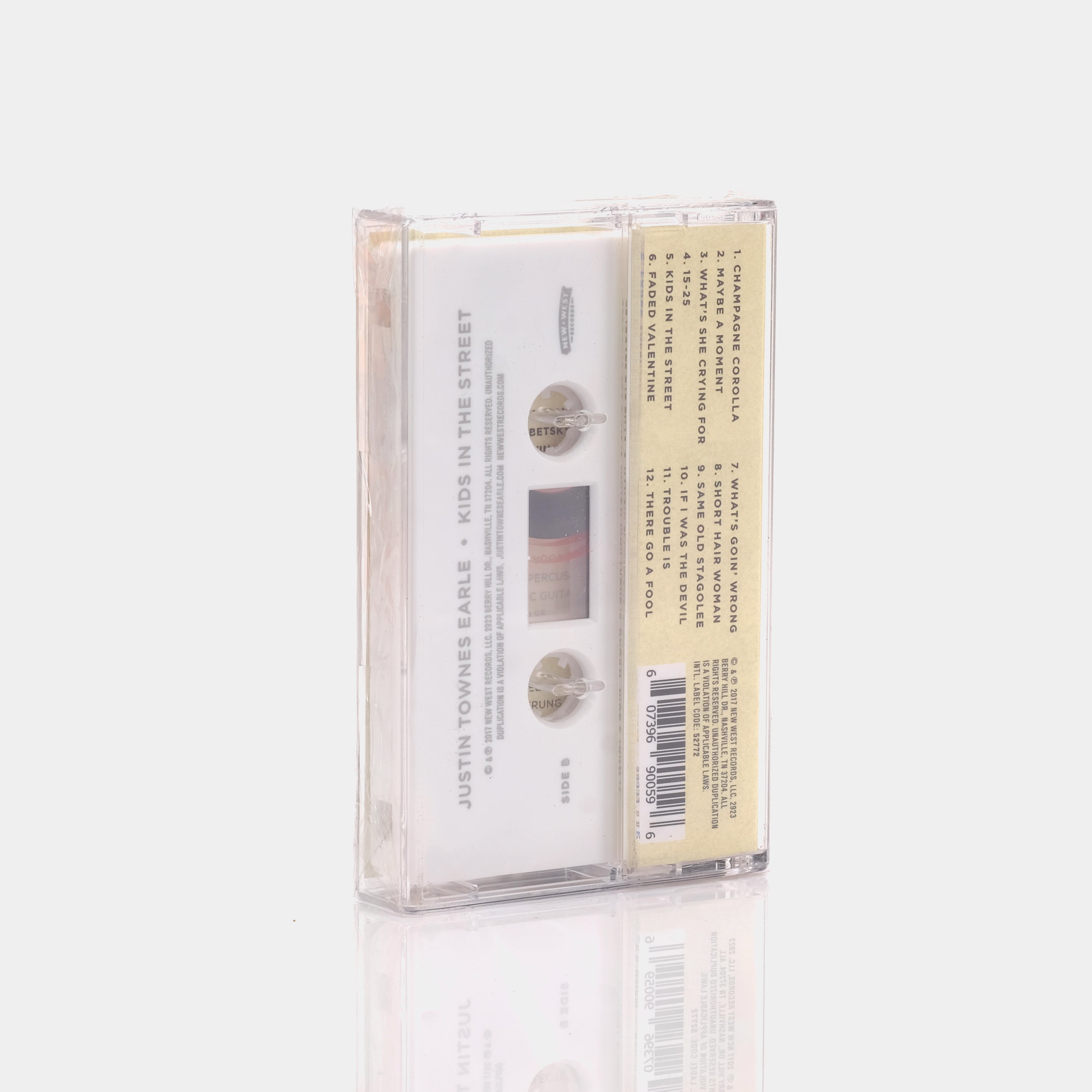 Justin Townes Earle - Kids In The Street Cassette Tape