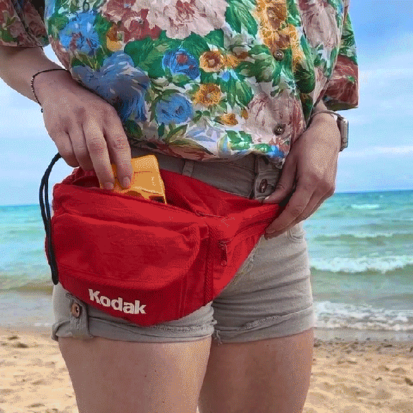 Vintage Promotional Kodak Red Fanny Pack (New Old Stock)