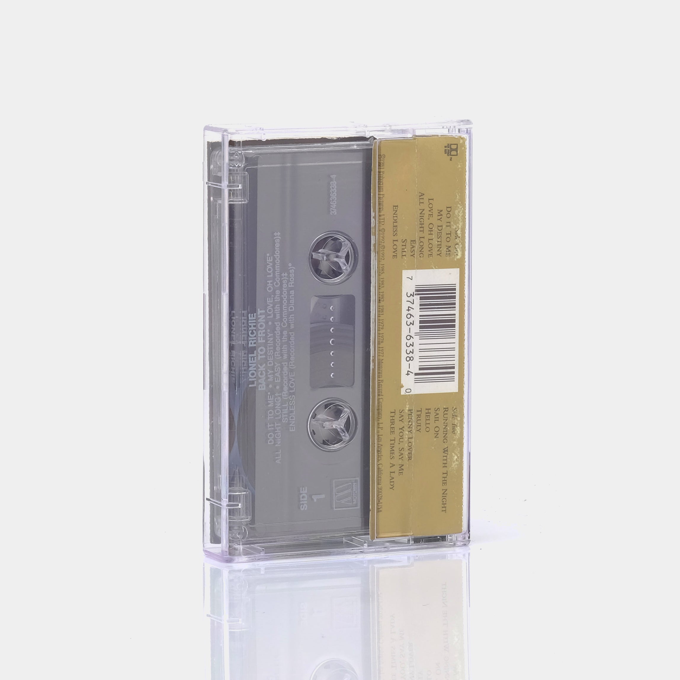 Lionel Richie - Back To Front Cassette Tape