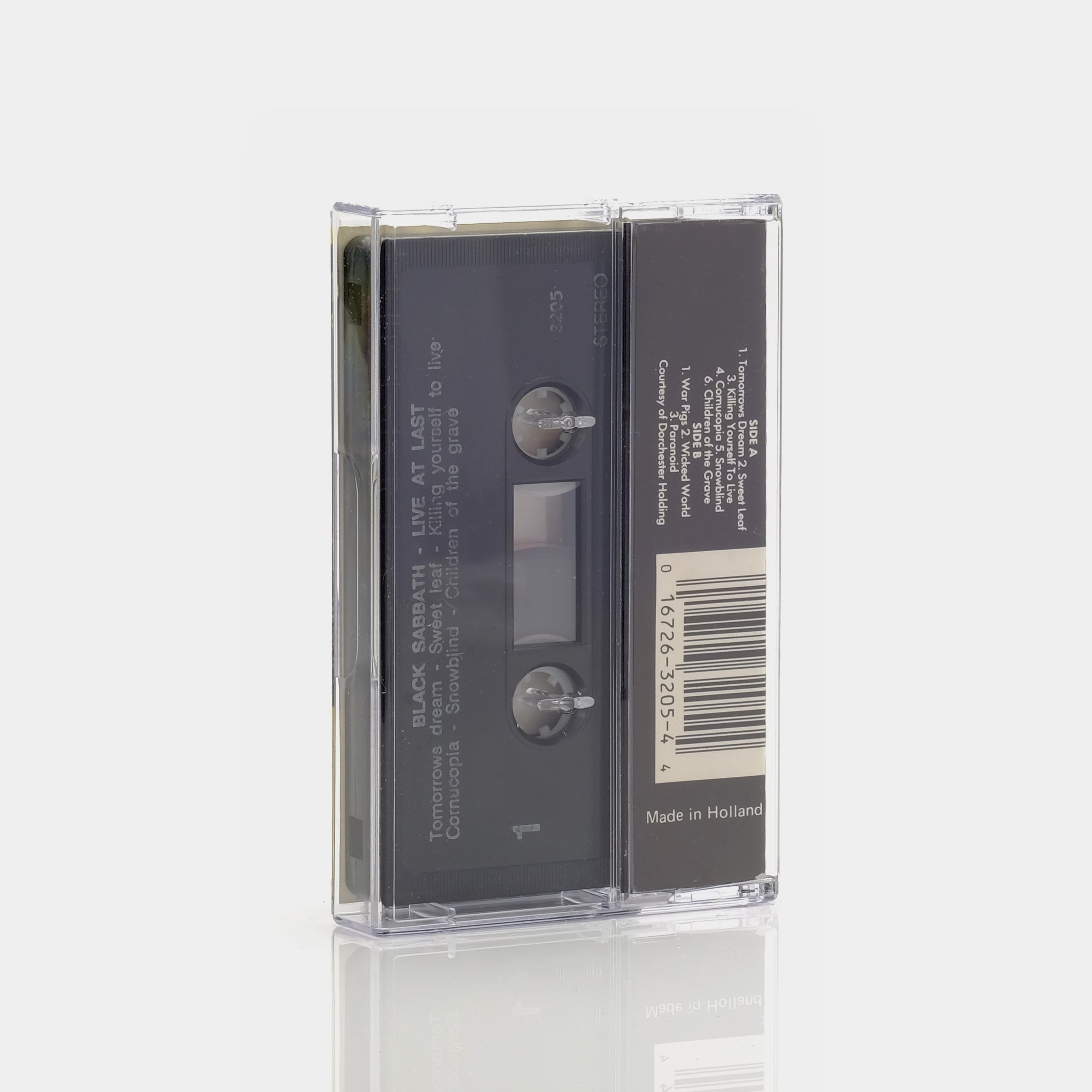Black Sabbath - Live At Last Cassette Tape