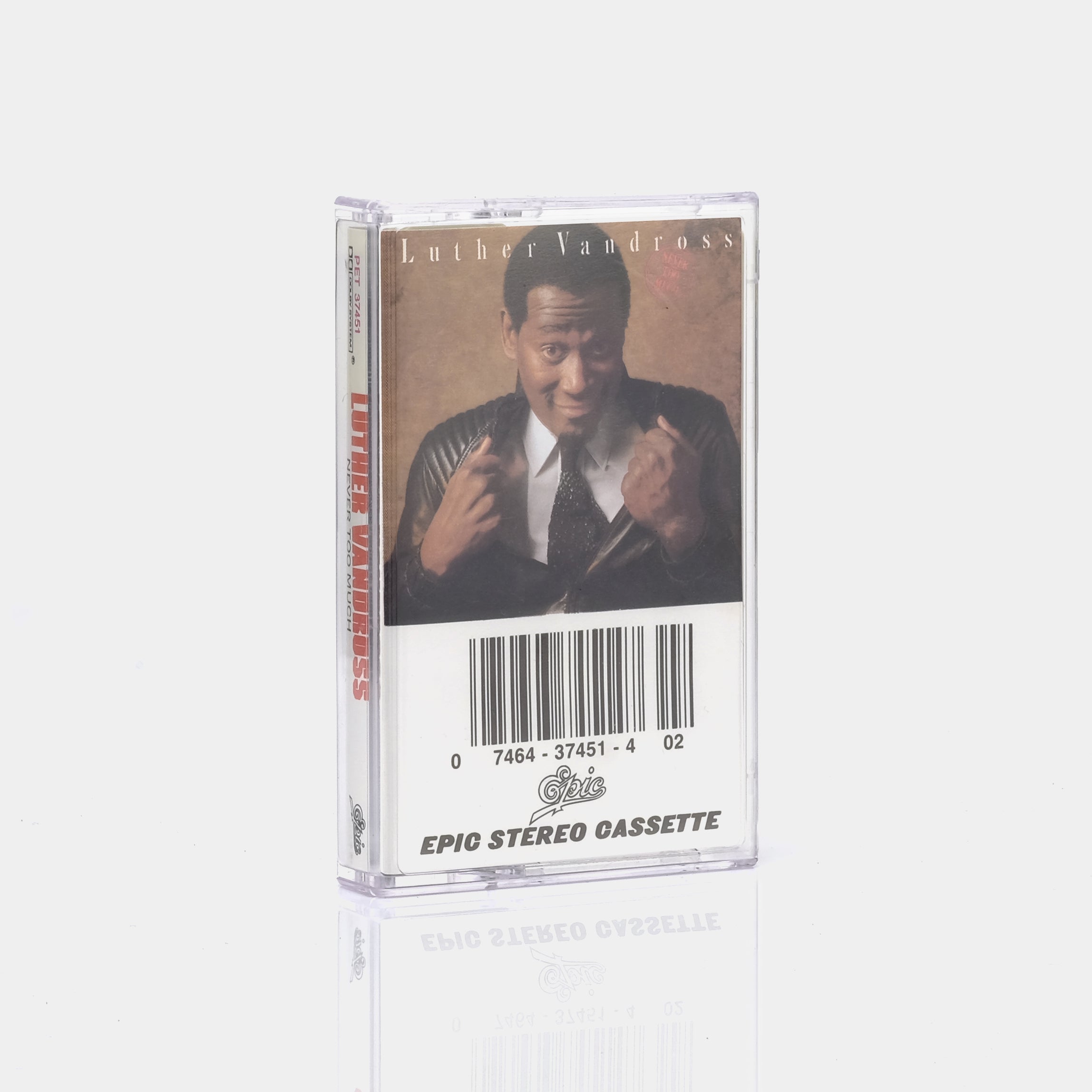 Luther Vandross - Never Too Much Cassette Tape
