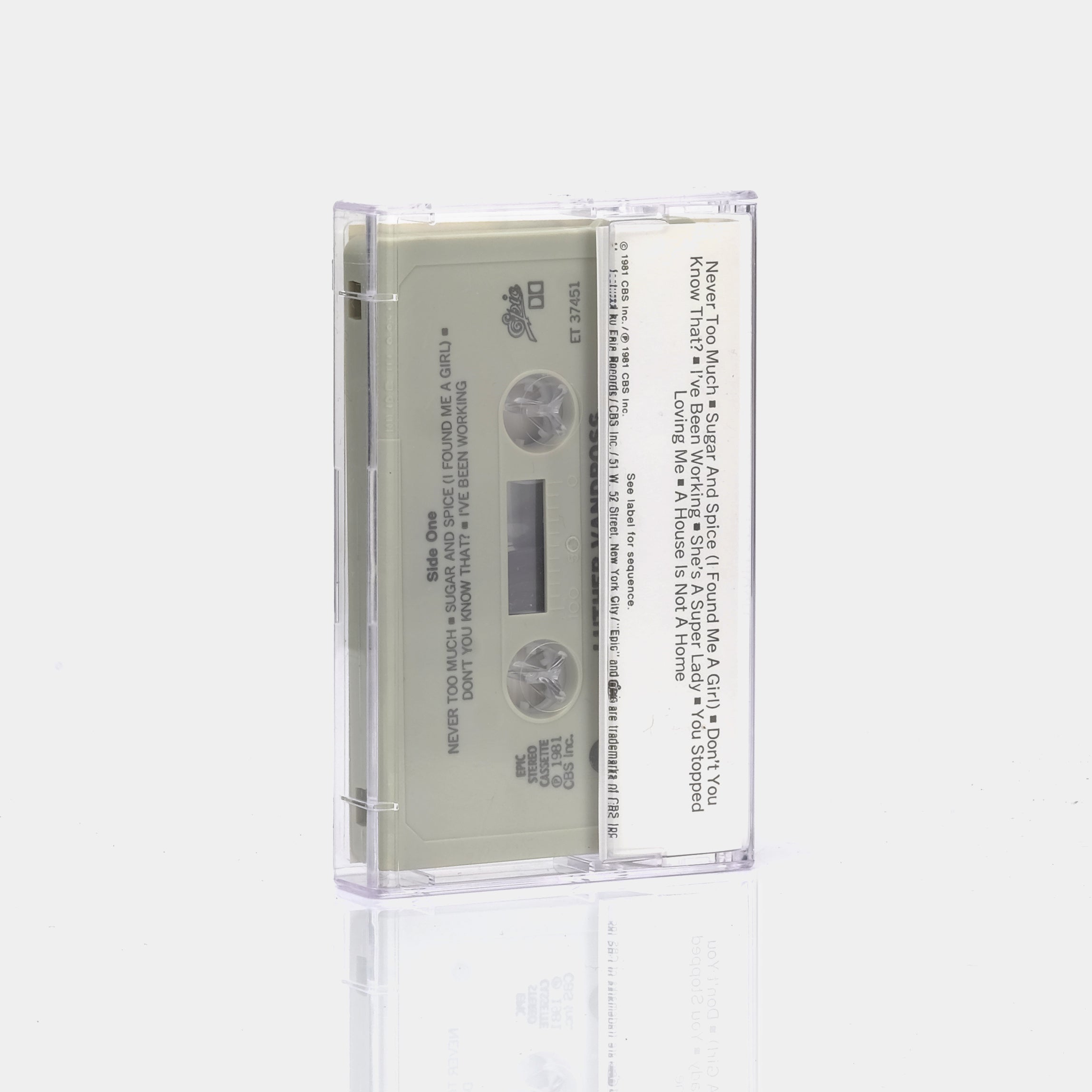 Luther Vandross - Never Too Much Cassette Tape