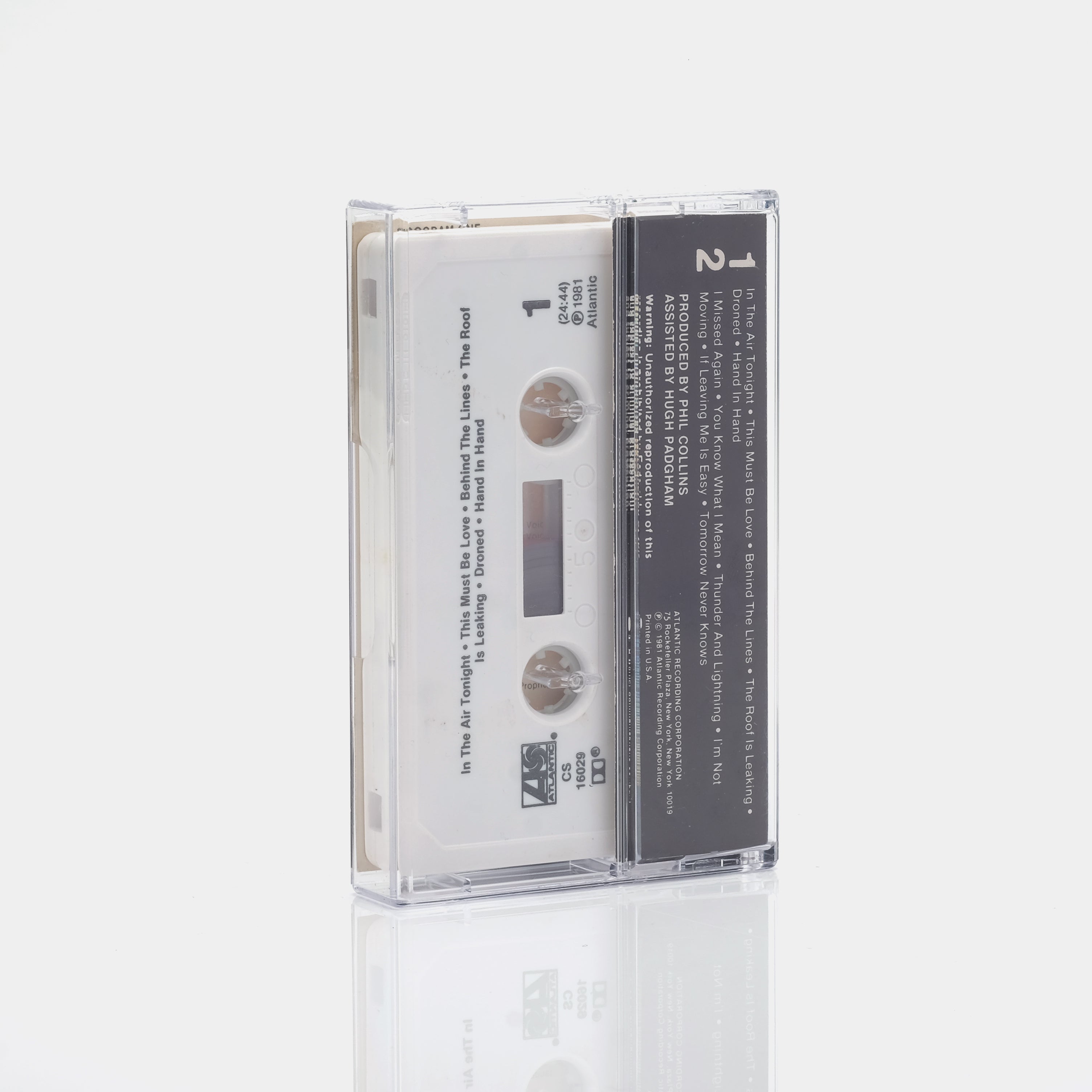 Phil Collins - Face Value Cassette Tape