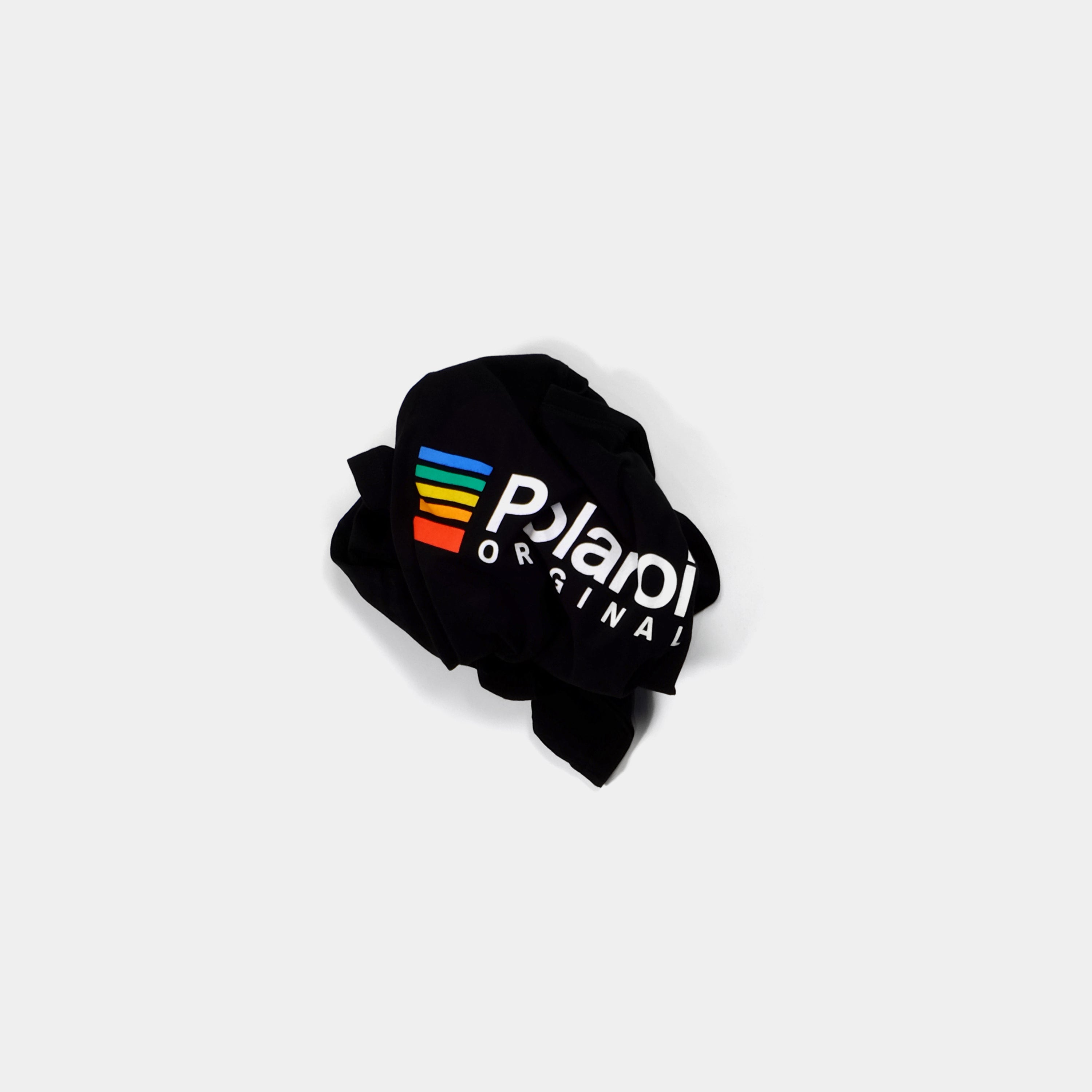 Polaroid Originals Black and Rainbow Logo T-Shirt