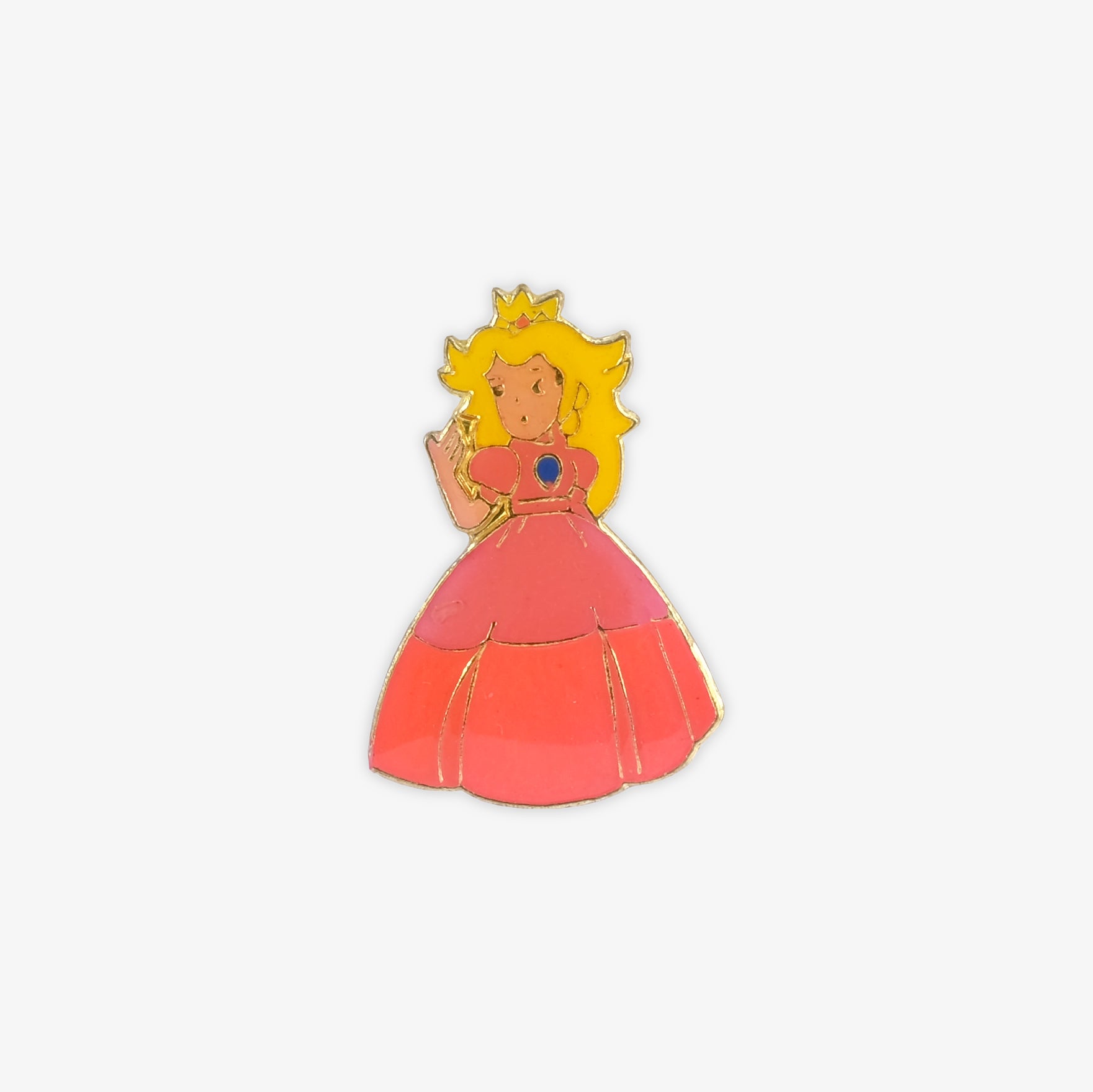Nintendo Princess Peach 1988 Vintage Enamel Pin