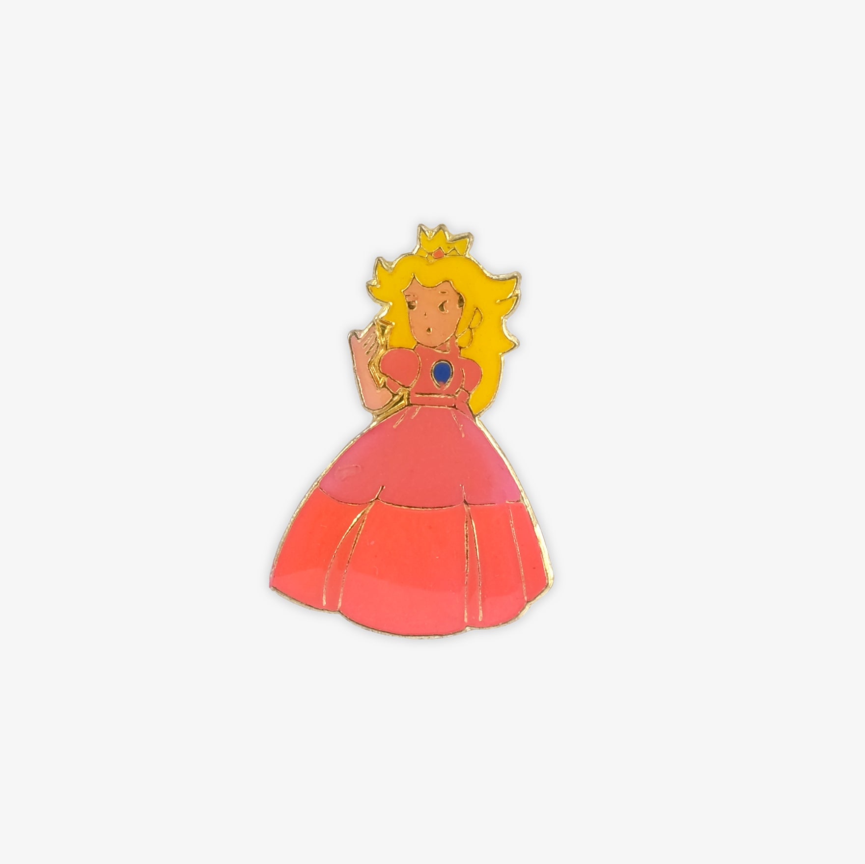 Nintendo Princess Peach 1988 Vintage Enamel Pin