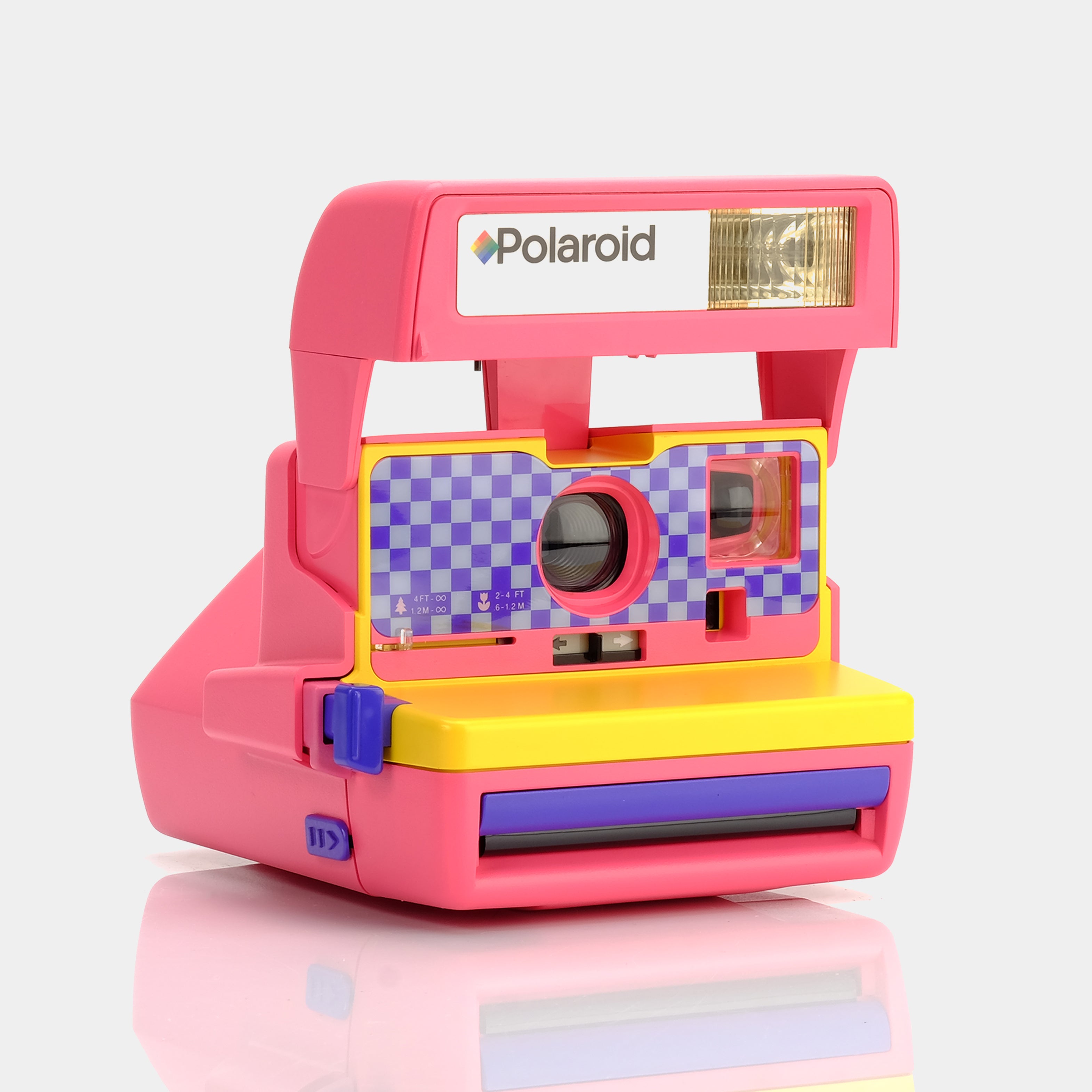 Polaroid 600 Pink Checkers Instant Film Camera