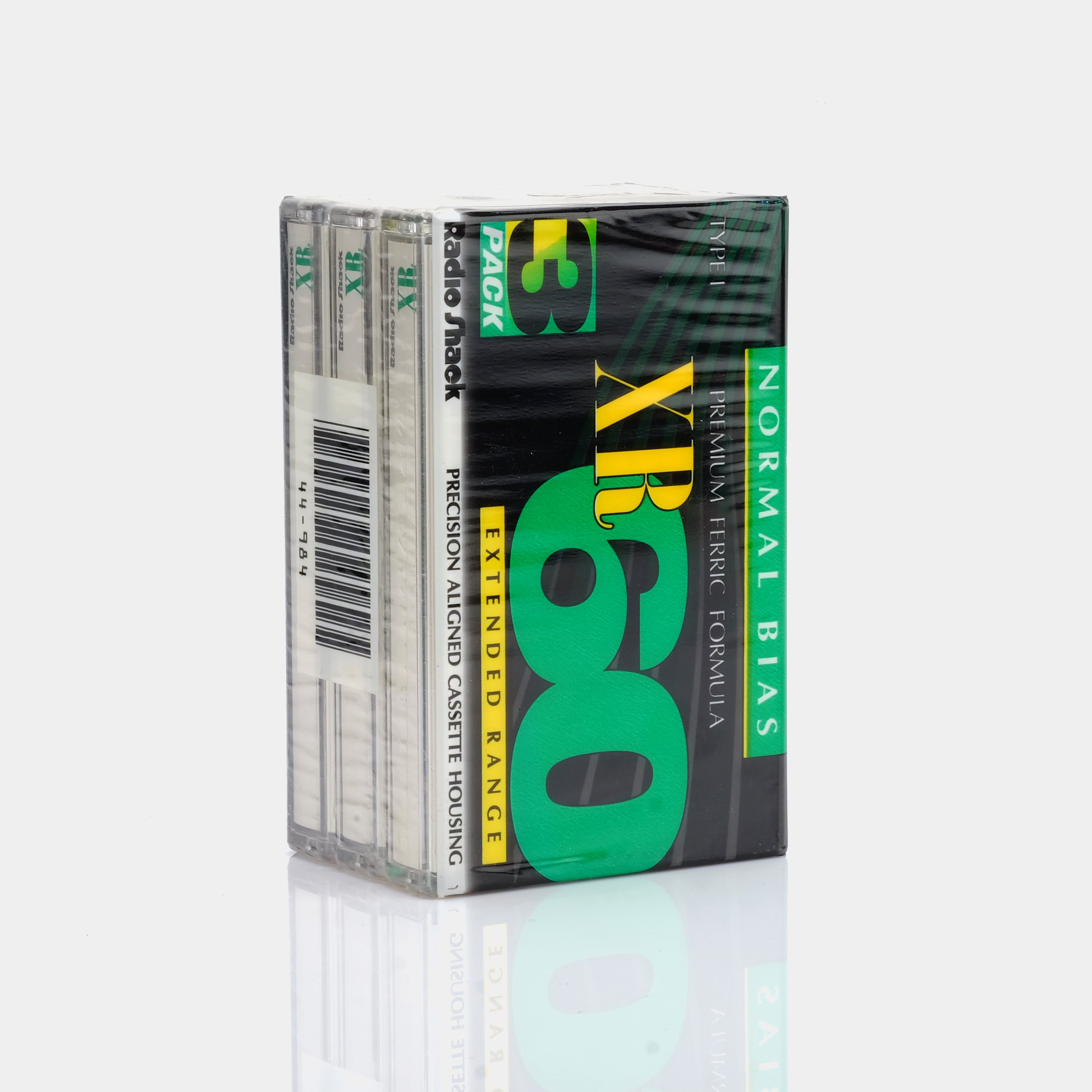 Radio Shack XR 60 Type I Blank Recordable Cassette Tape (3 Pack)