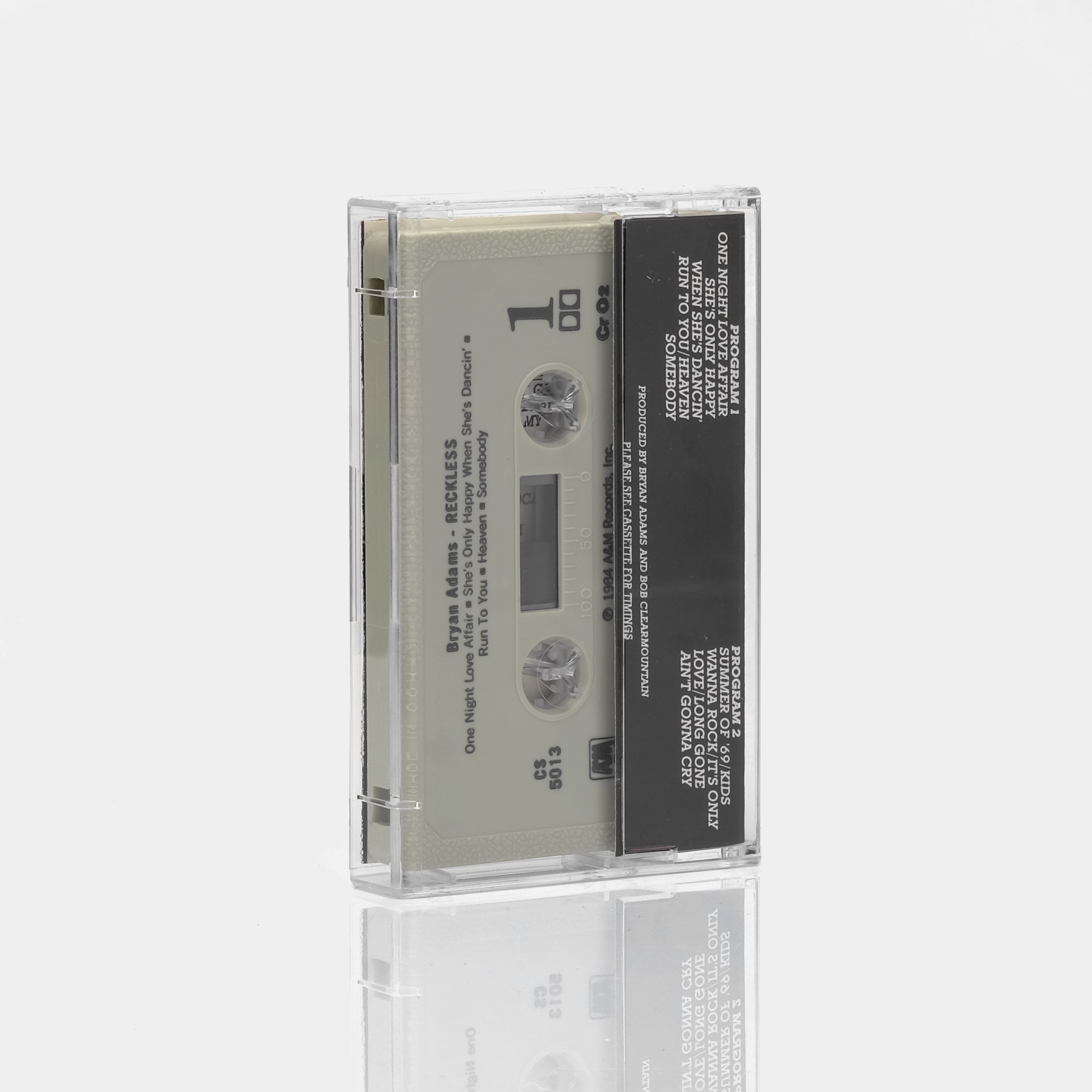 Bryan Adams - Reckless Cassette Tape