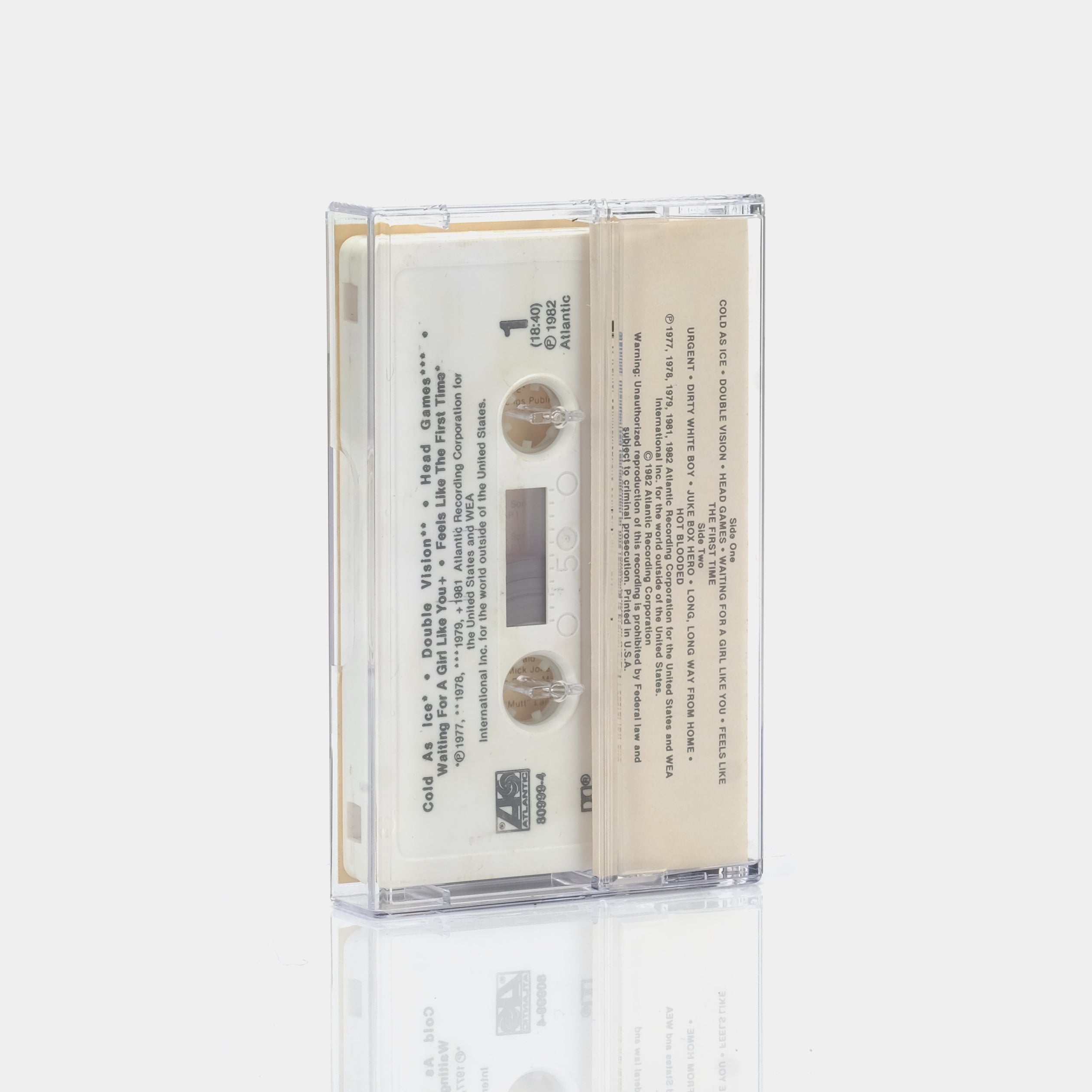 Foreigner - Records Cassette Tape
