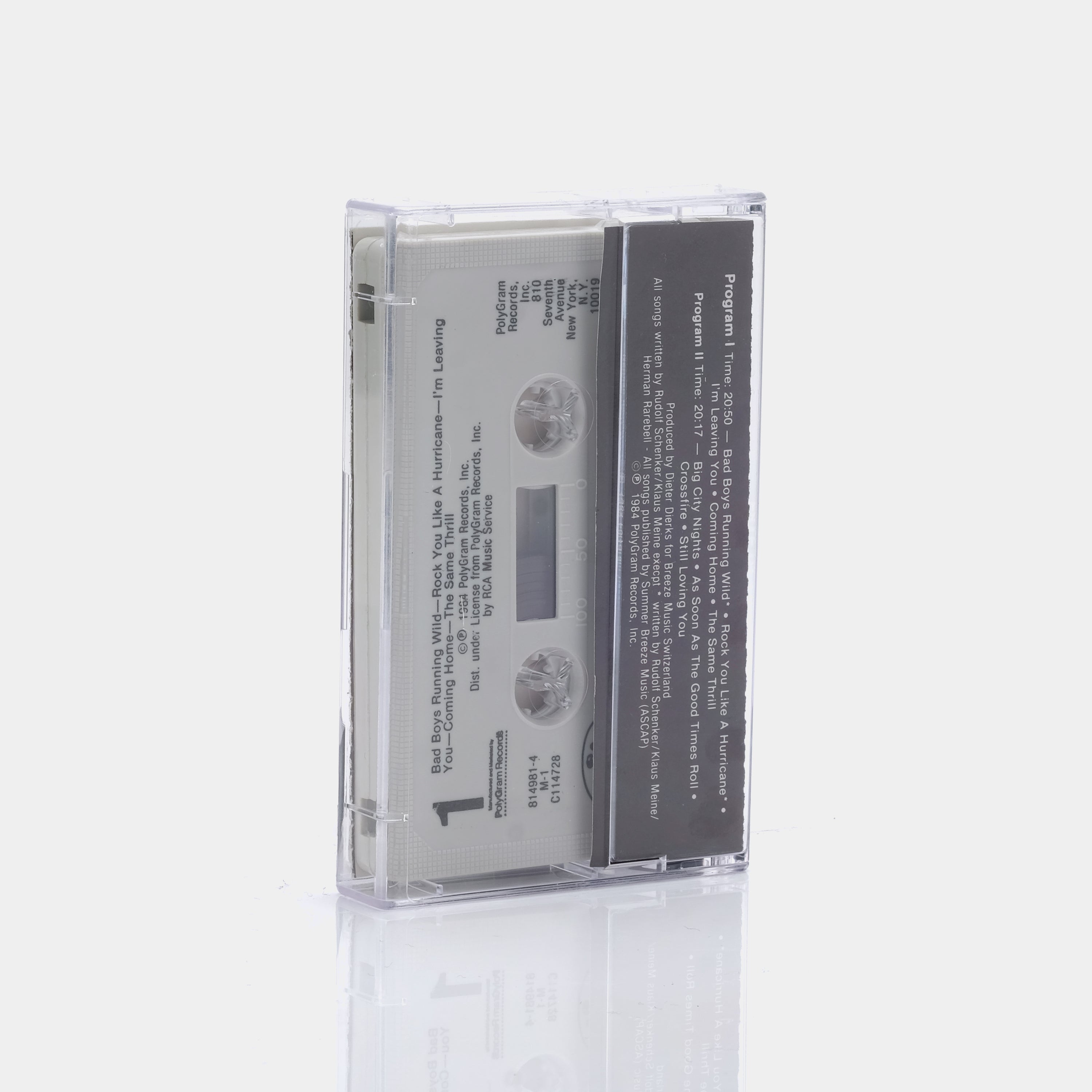 Scorpions - Love at First Sting Cassette Tape