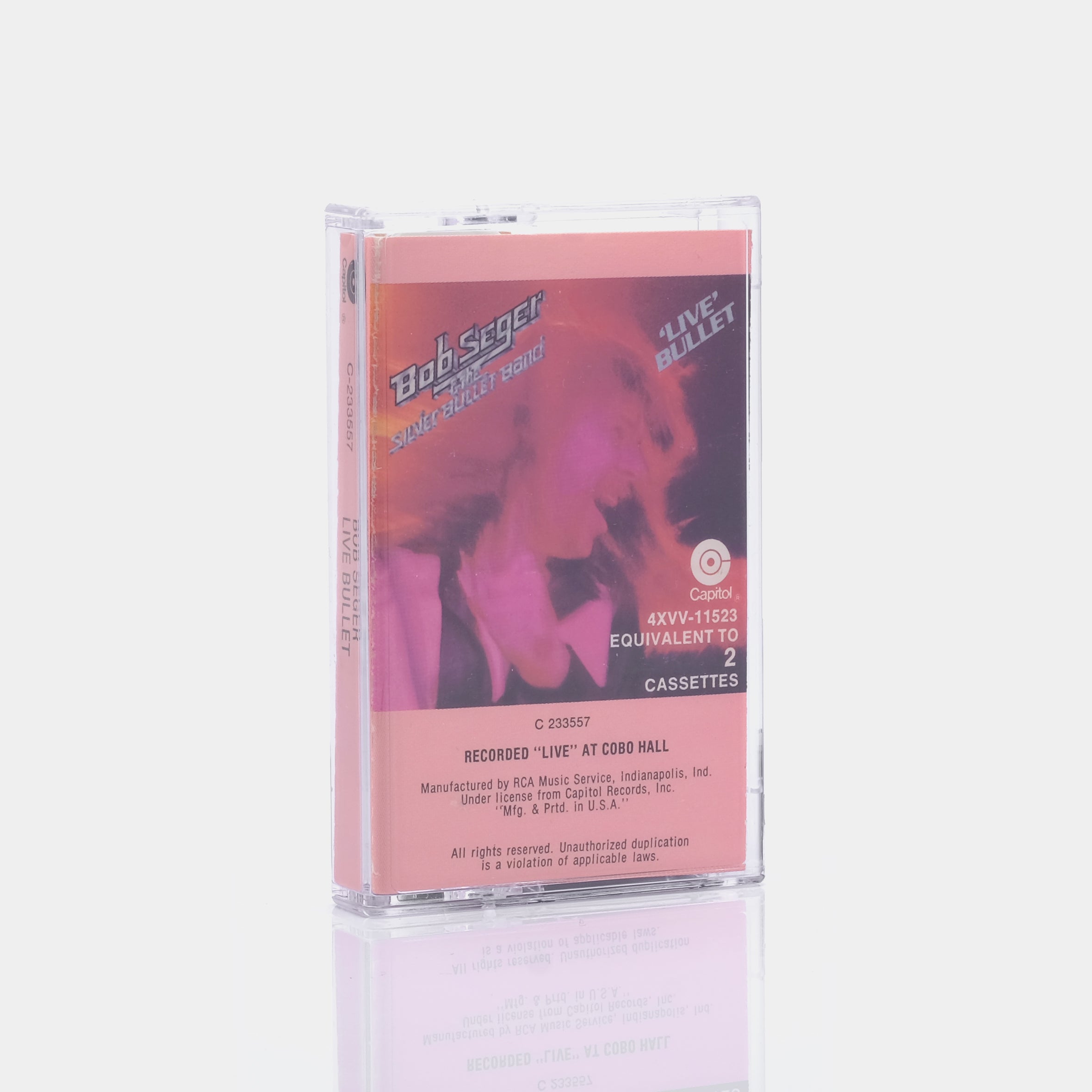 Bob Seger & The Silver Bullet Band - Live Bullet Cassette Tape