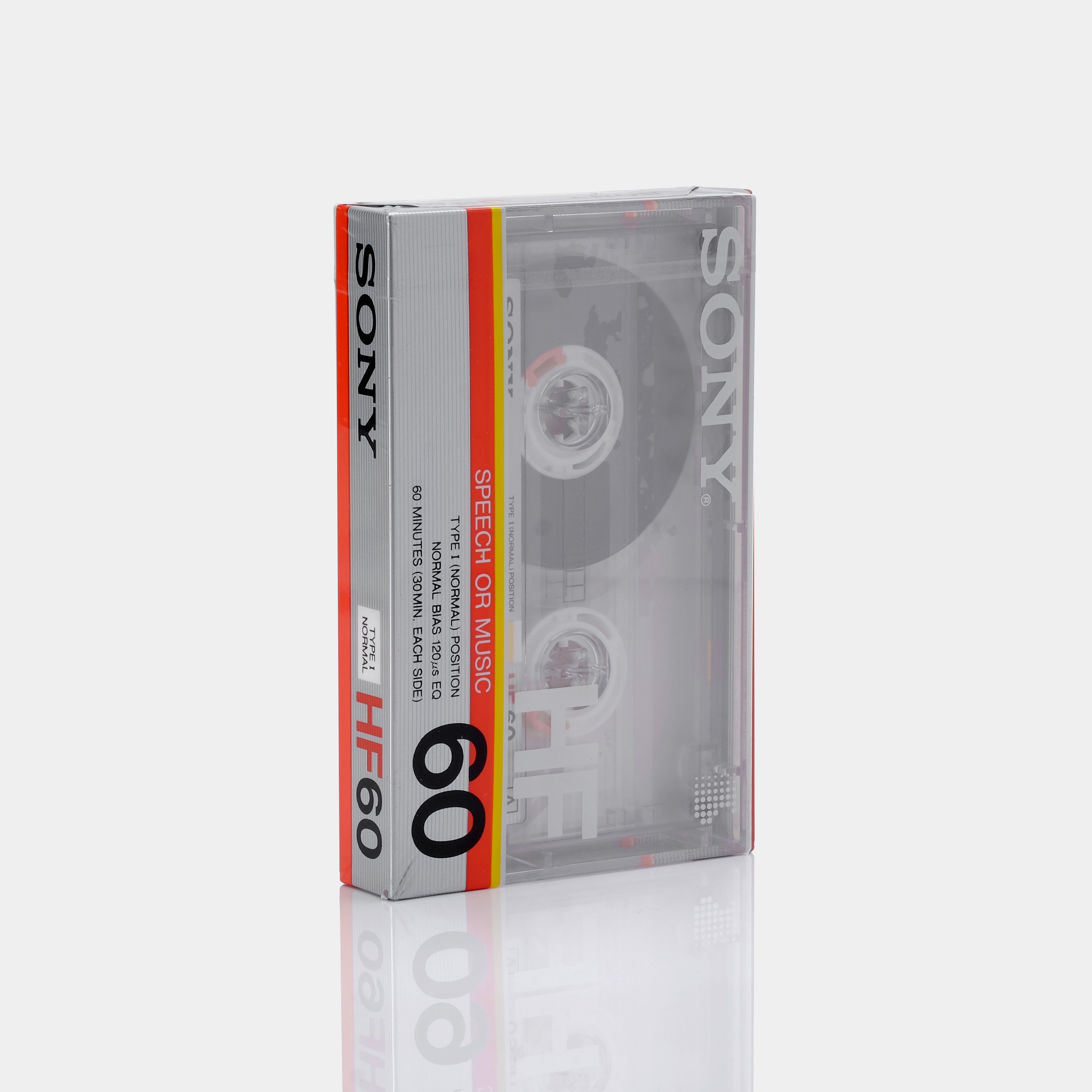 Sony HF60 Type I 60 Min Blank Cassette Tape