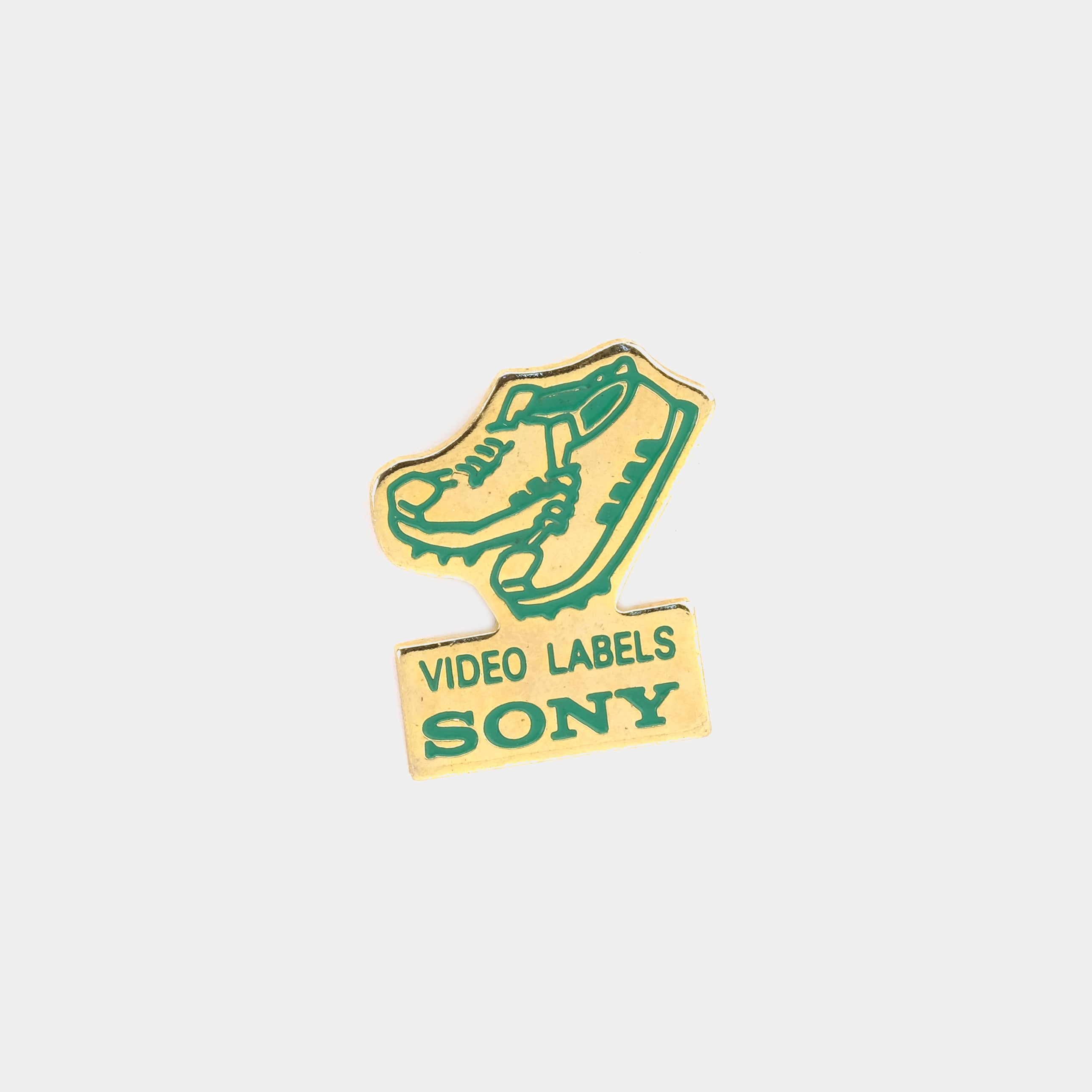 Sony Video Labels Vintage Enamel Pin
