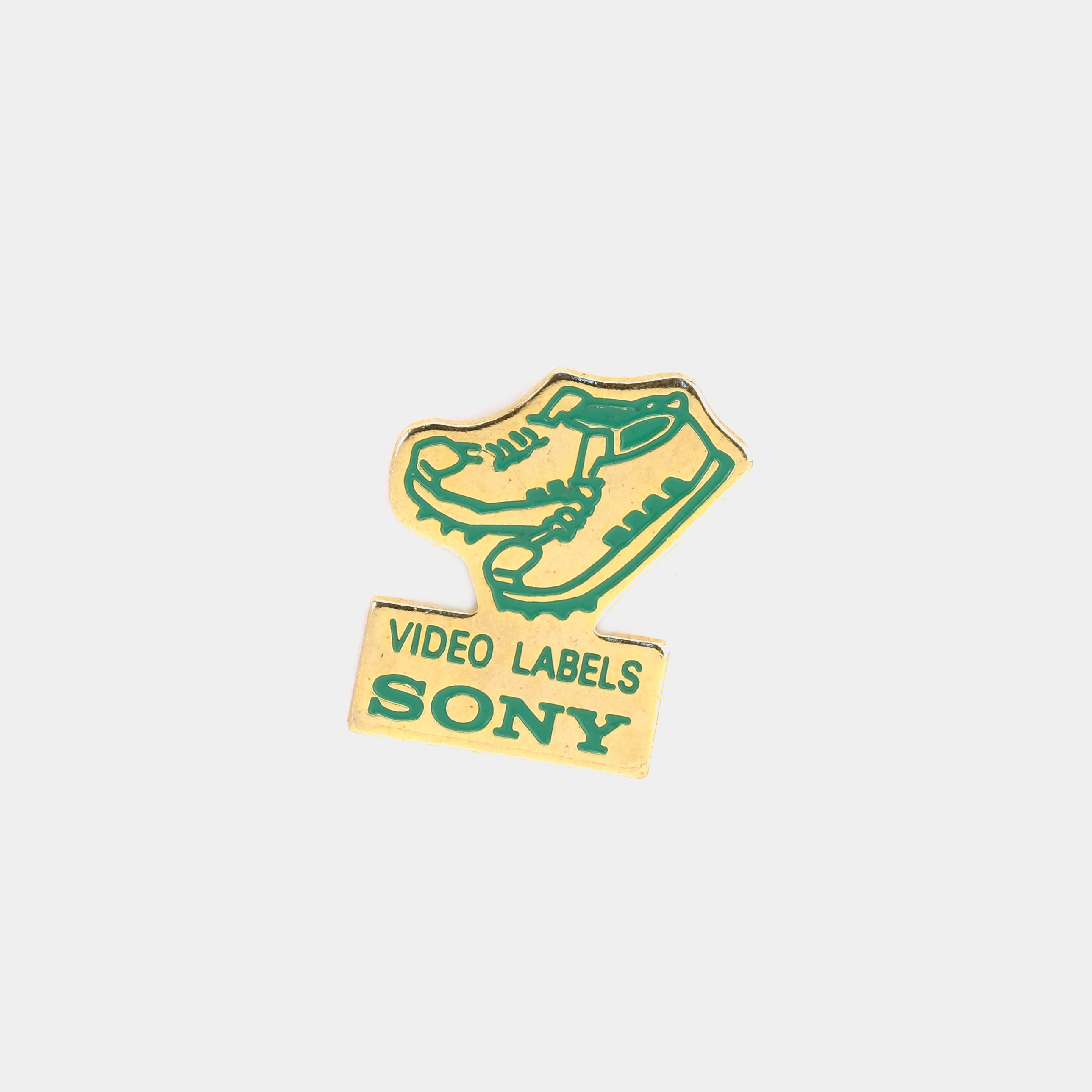 Sony Video Labels Vintage Enamel Pin