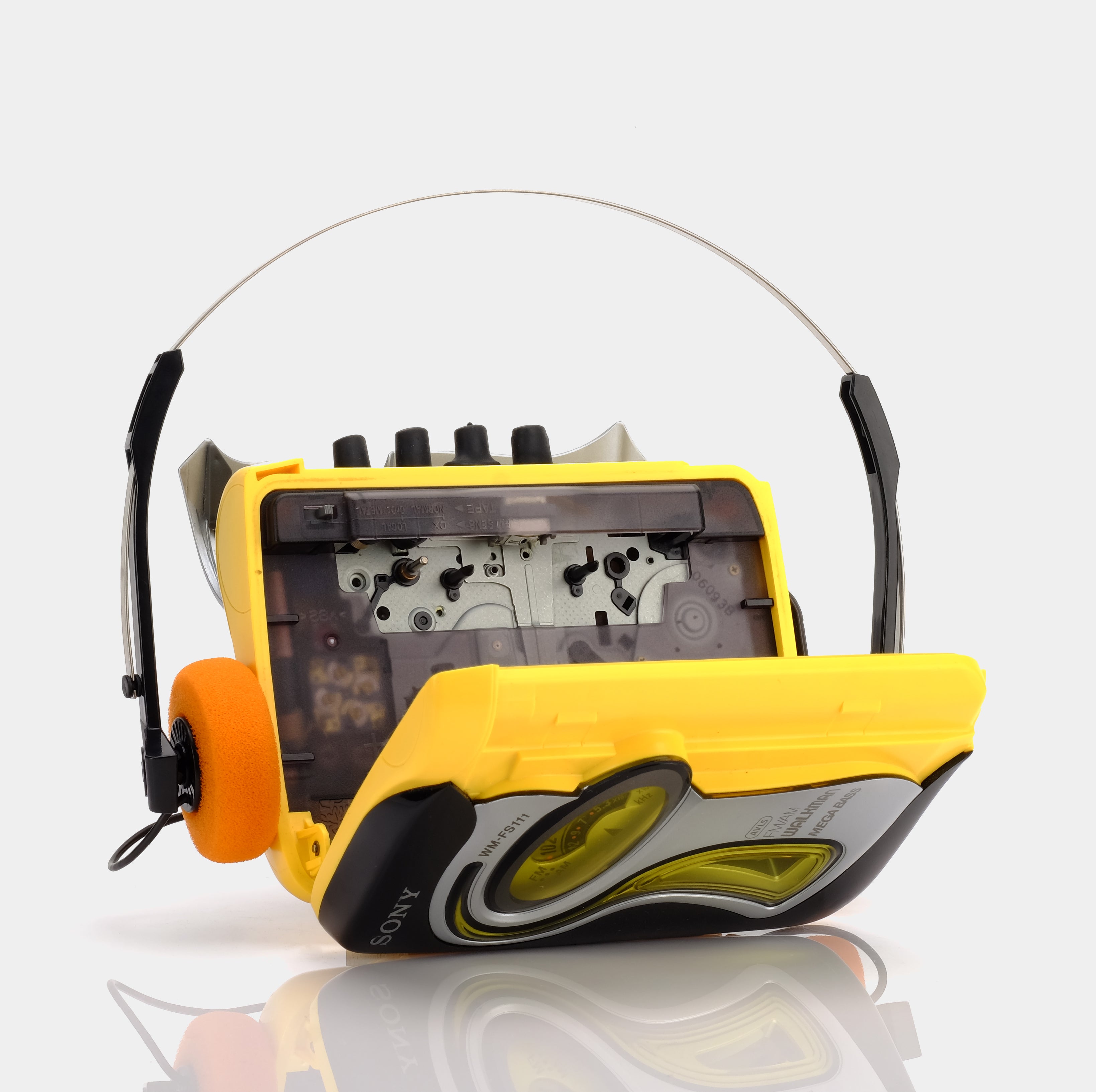 Sony Sports Walkman WM-FS111 Yellow AM/FM Portable Cassette Player