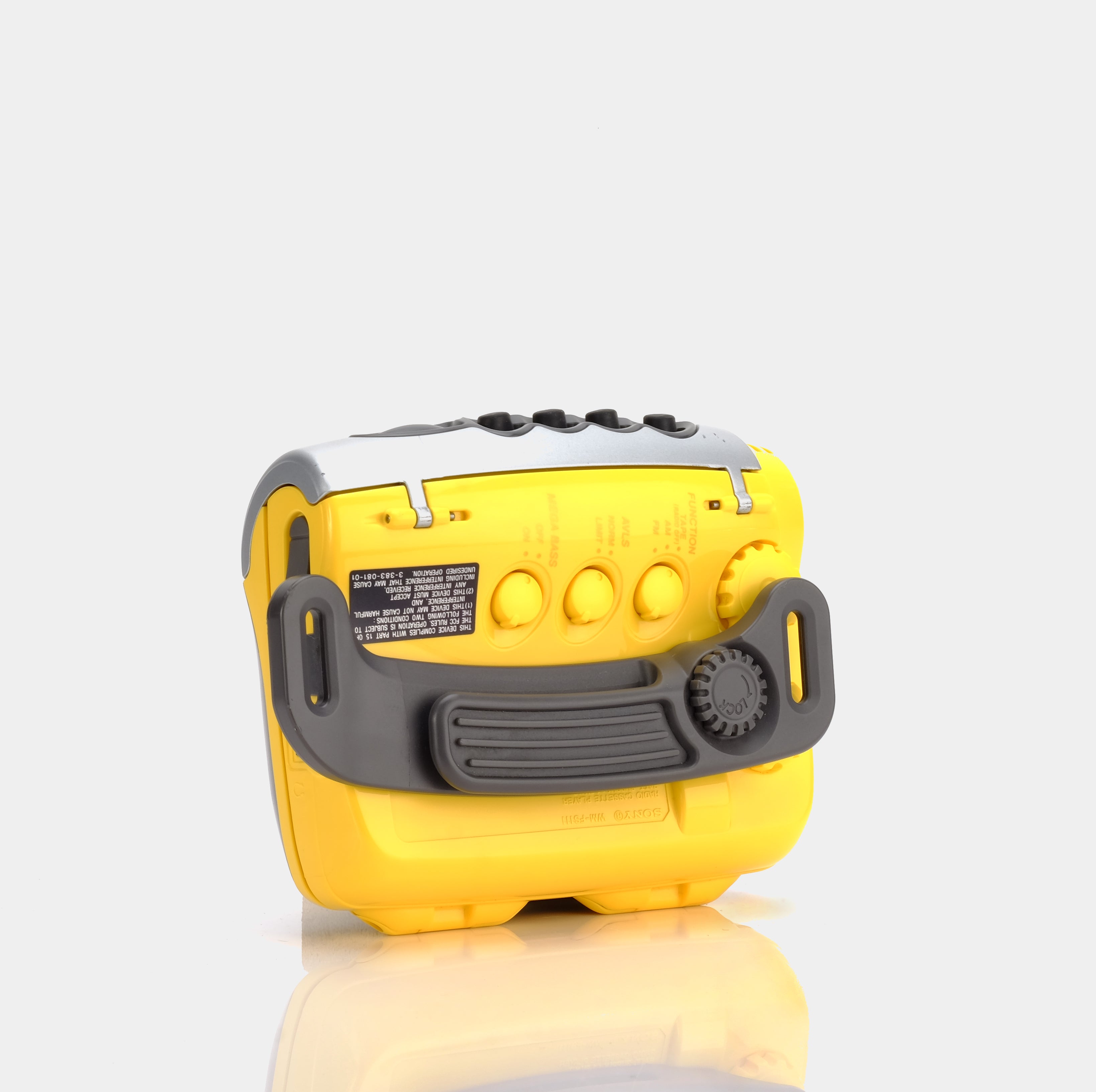 Sony Sports Walkman WM-FS111 Yellow AM/FM Portable Cassette Player