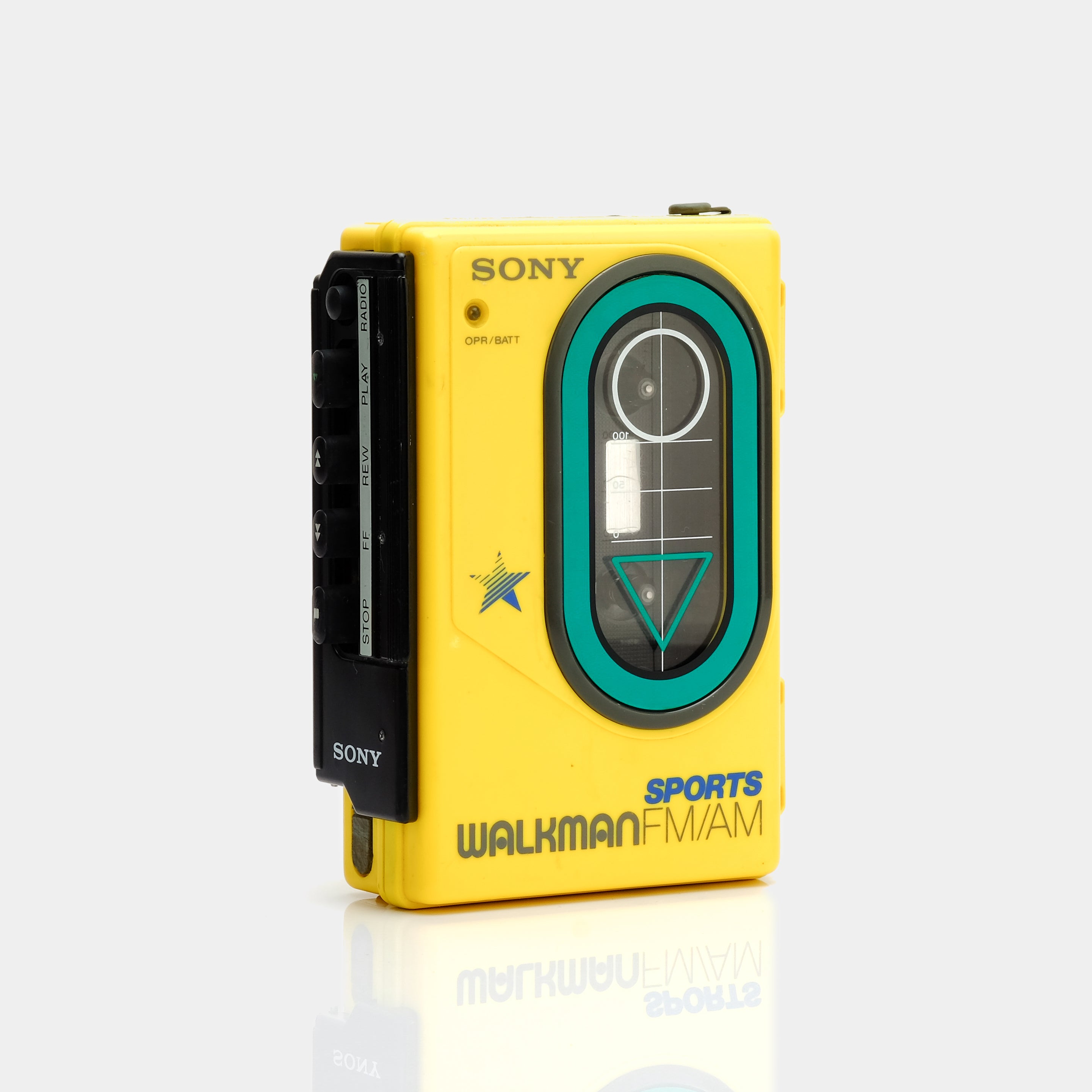 Sony Sports Walkman WM-F45 Yellow Portable Cassette Player