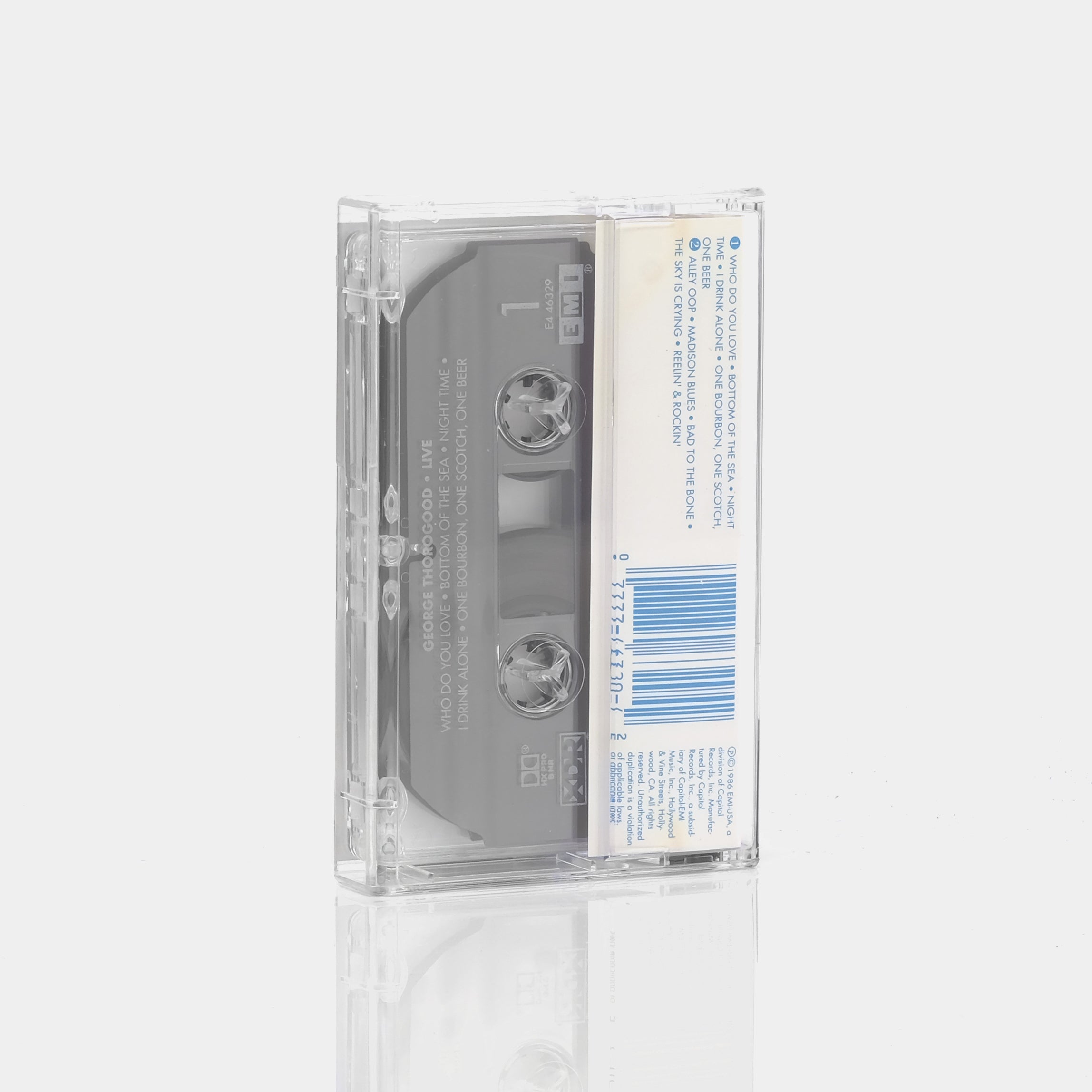 George Thorogood - Live Cassette Tape