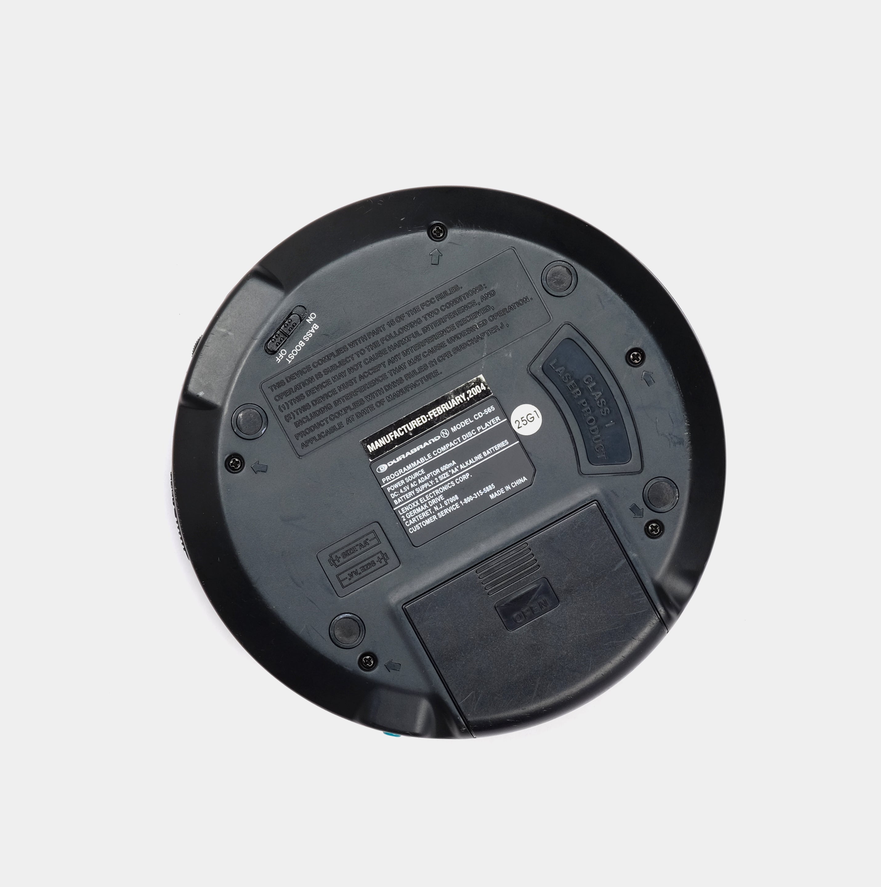 Durabrand CD-565 Portable CD Player