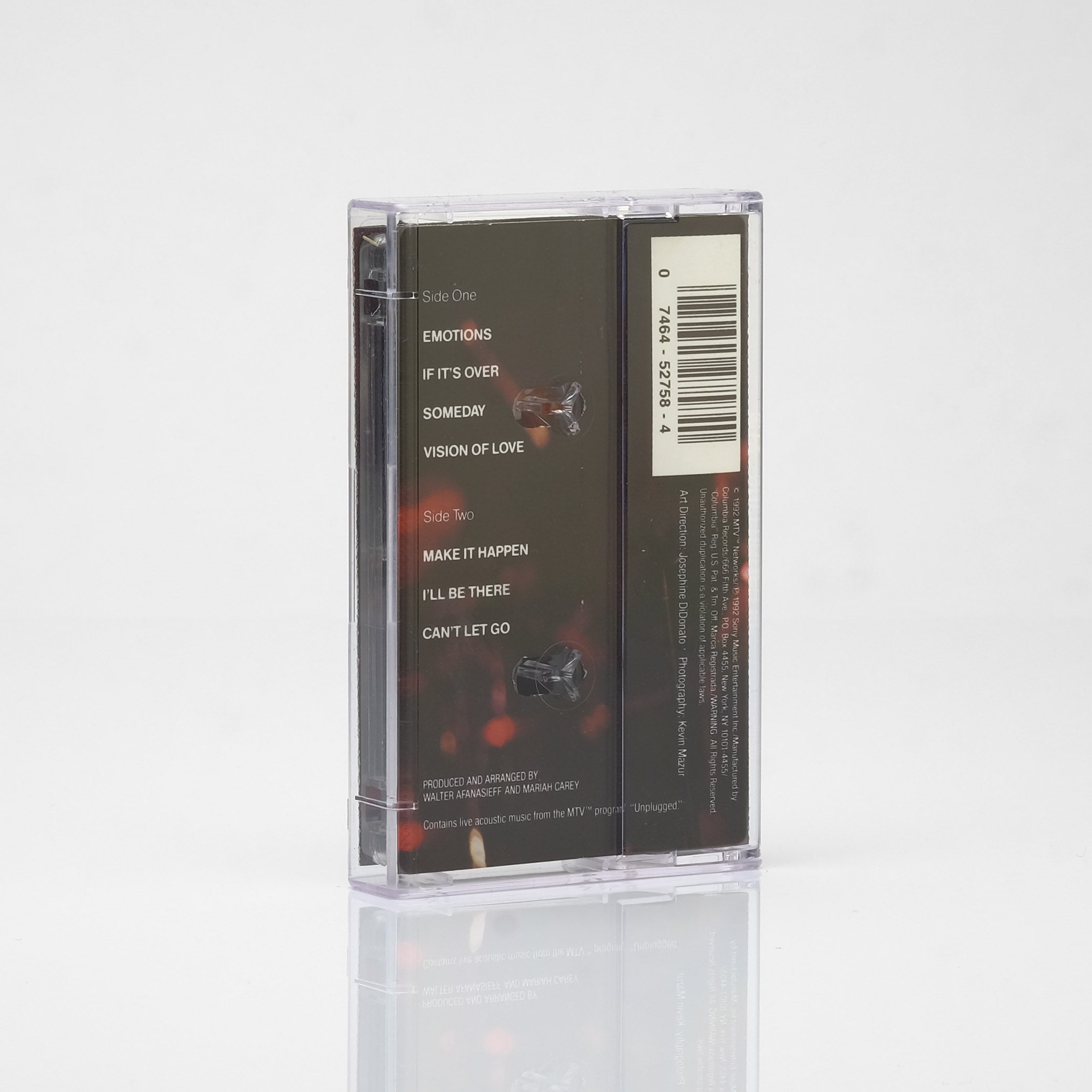 Mariah Carey -  MTV Unplugged EP Cassette Tape