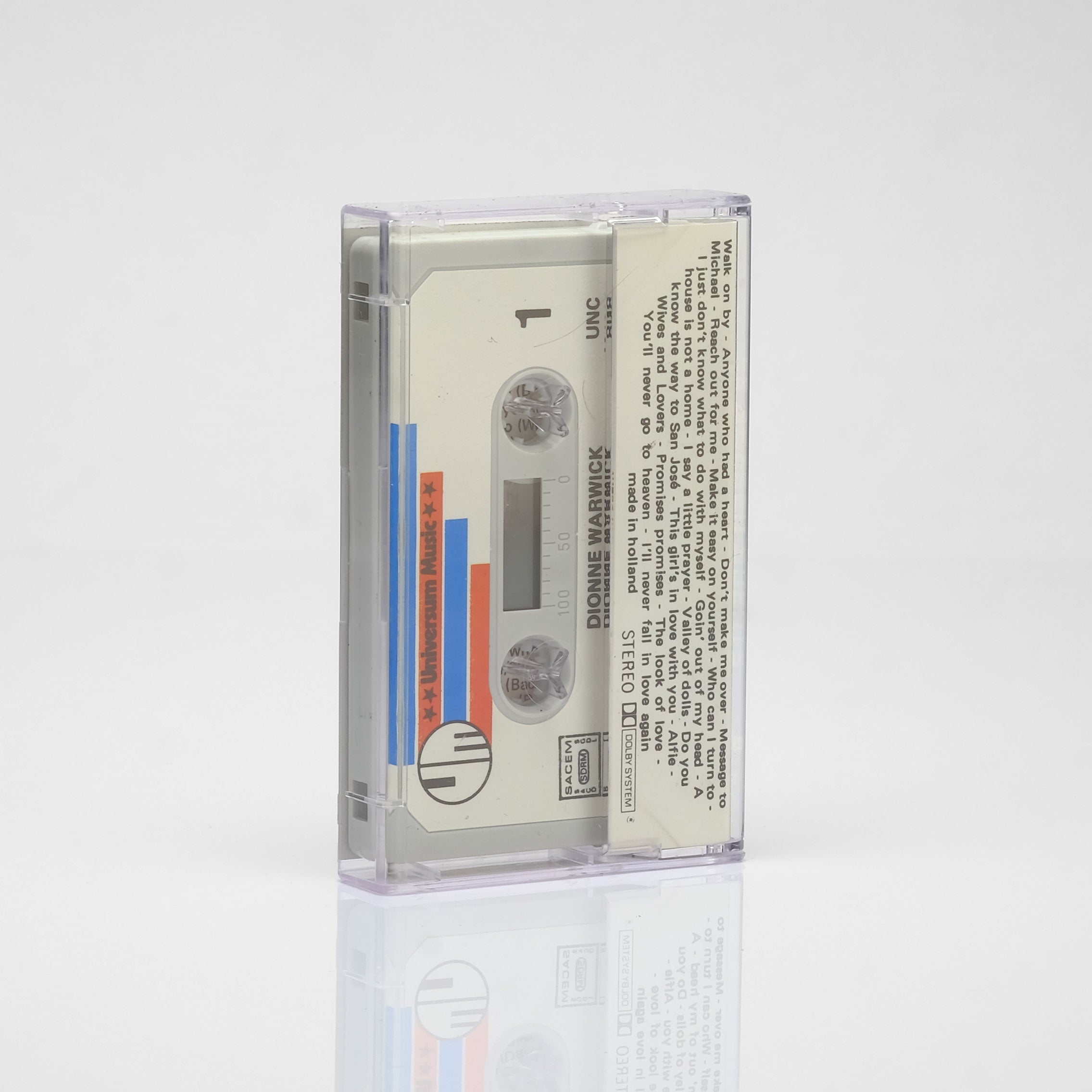 Dionne Warwick - 20 Golden Greats Cassette Tape