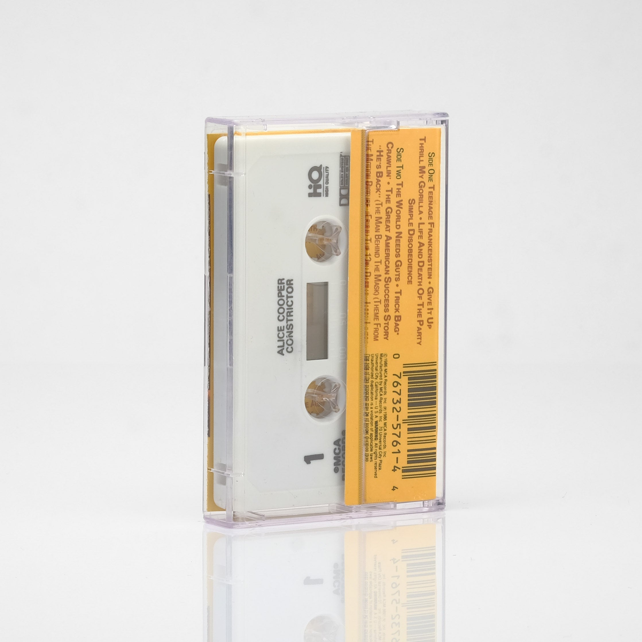 Alice Cooper - Constrictor Cassette Tape