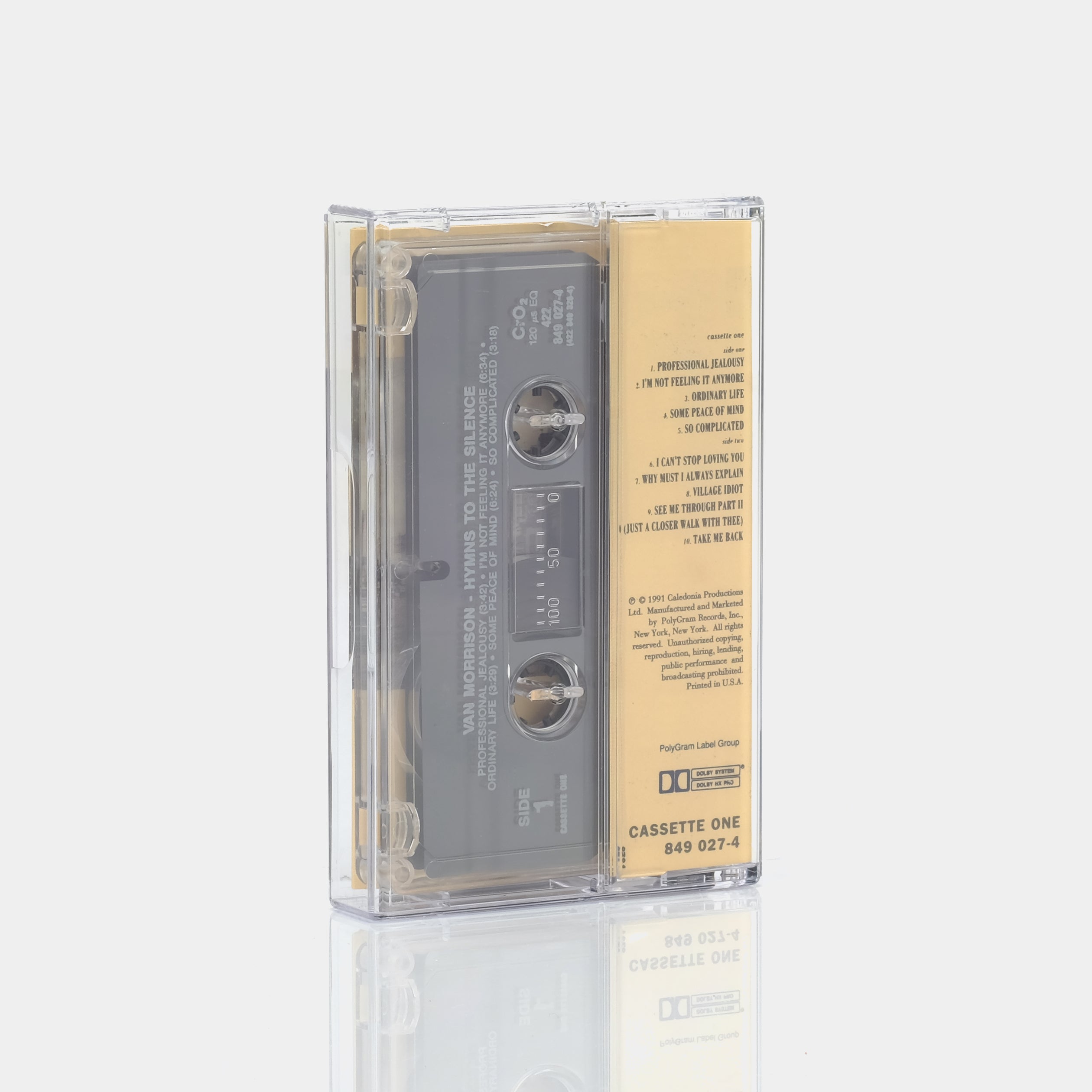 Van Morrison - Hymns To The Silence Cassette Tape #1