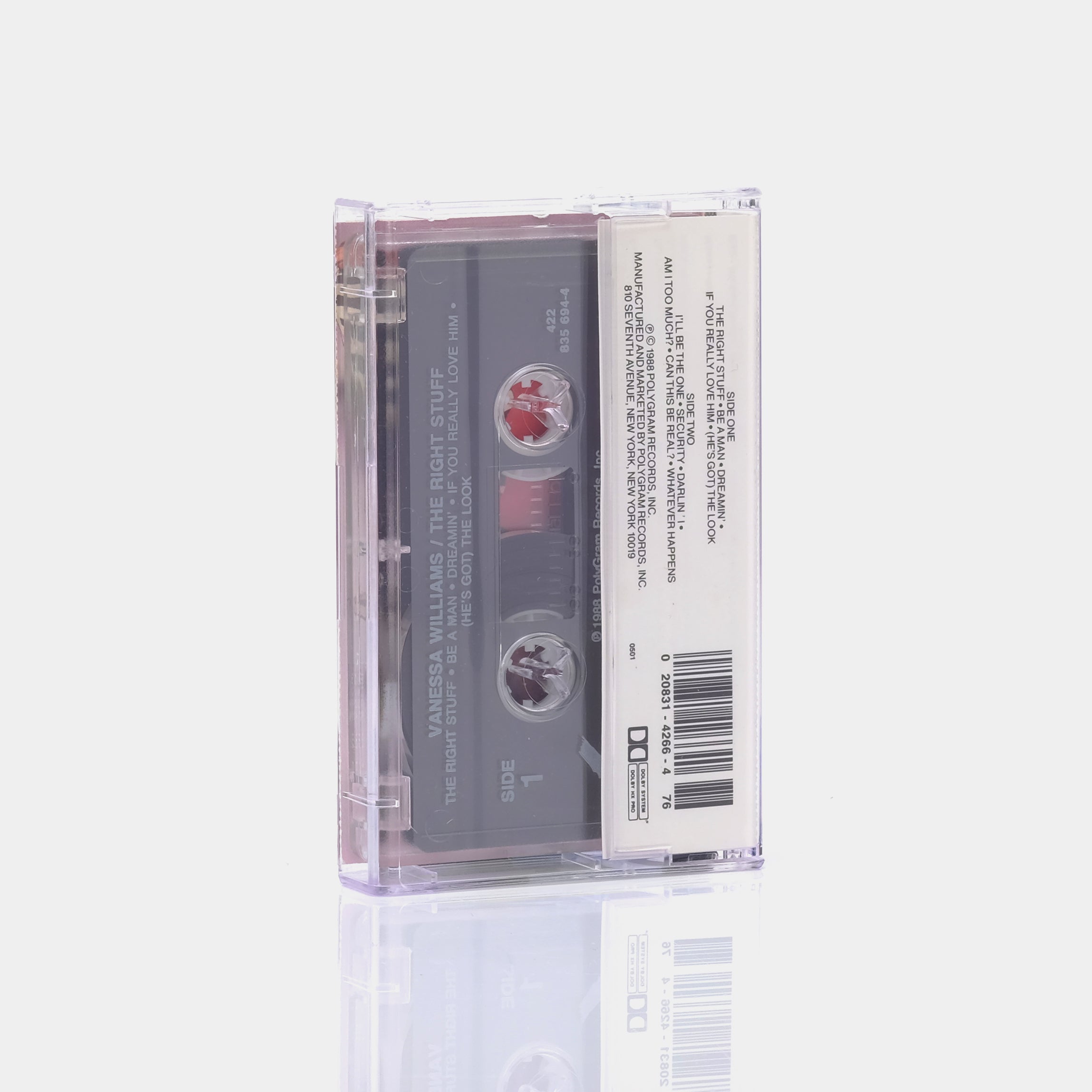 Vanessa Williams - The Right Stuff Cassette Tape