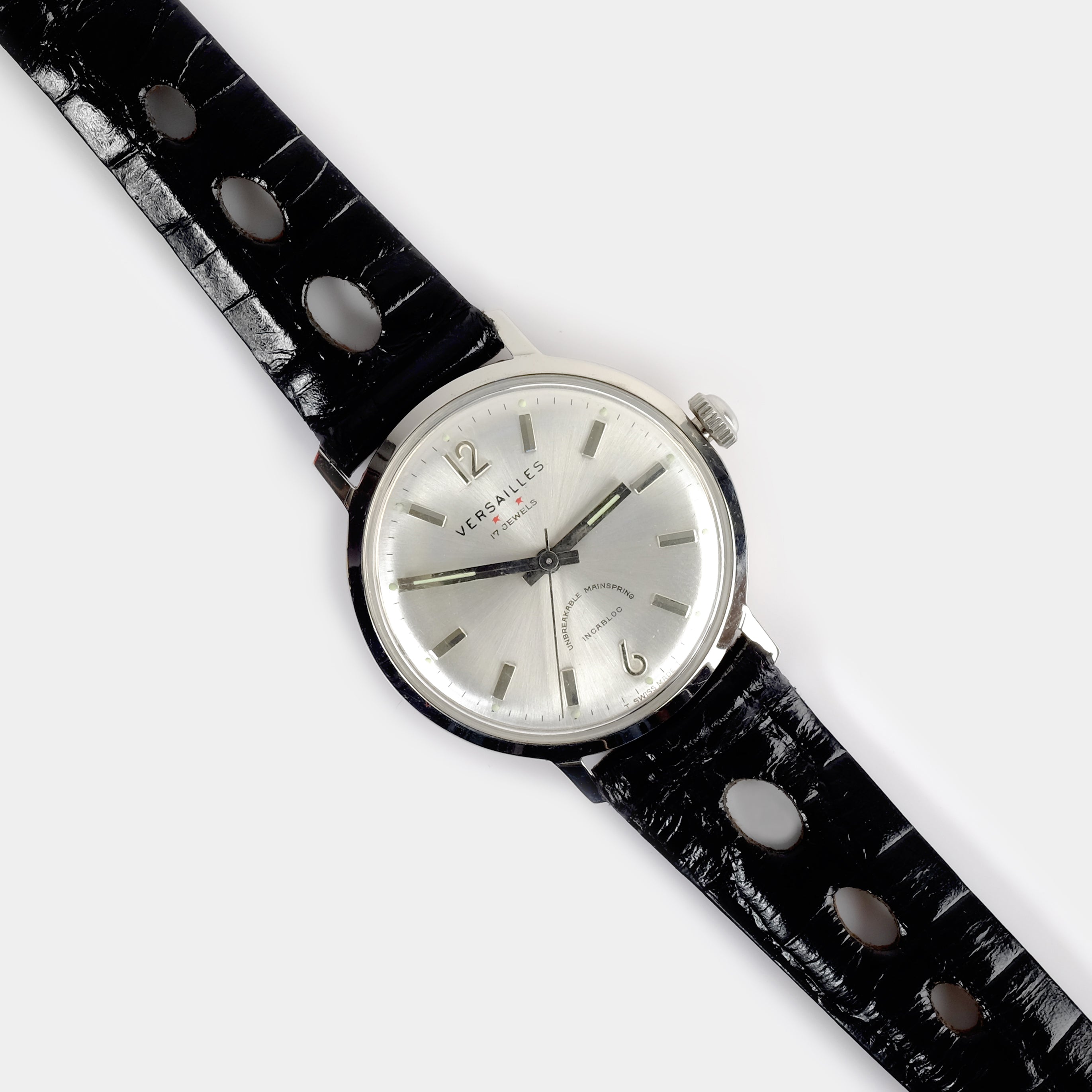 Versailles Time-Only Manual-Wind Circa 1960s Wristwatch