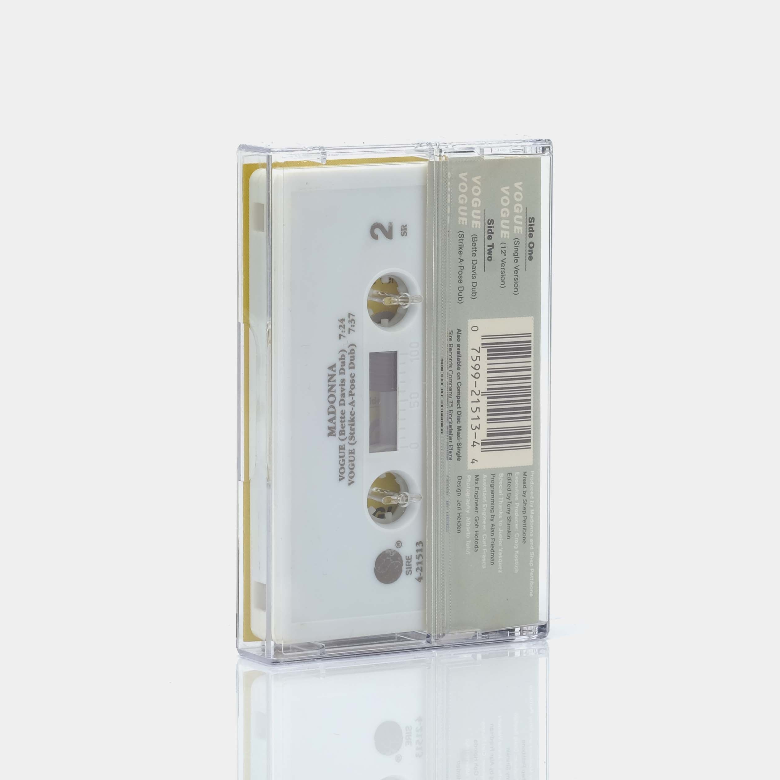 Madonna - Vogue Cassette Tape Single