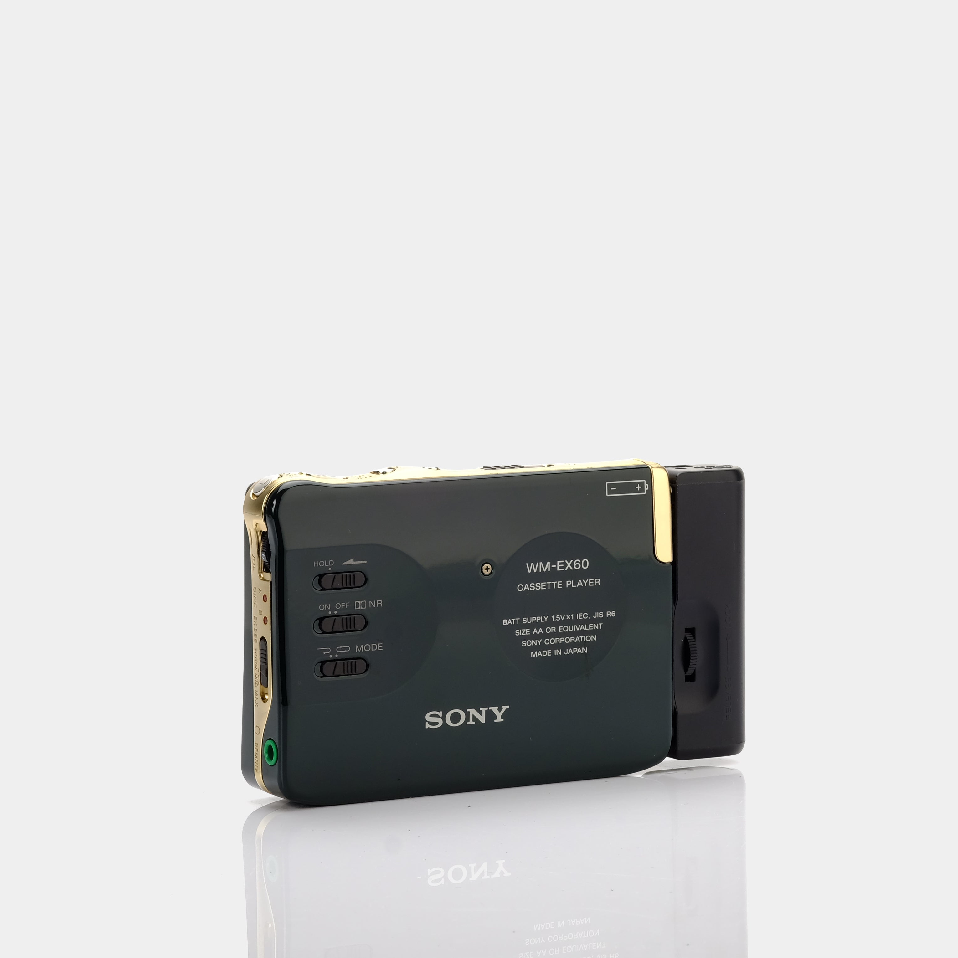 Sony Walkman WM-EX60 Green & Gold Portable Cassette Player