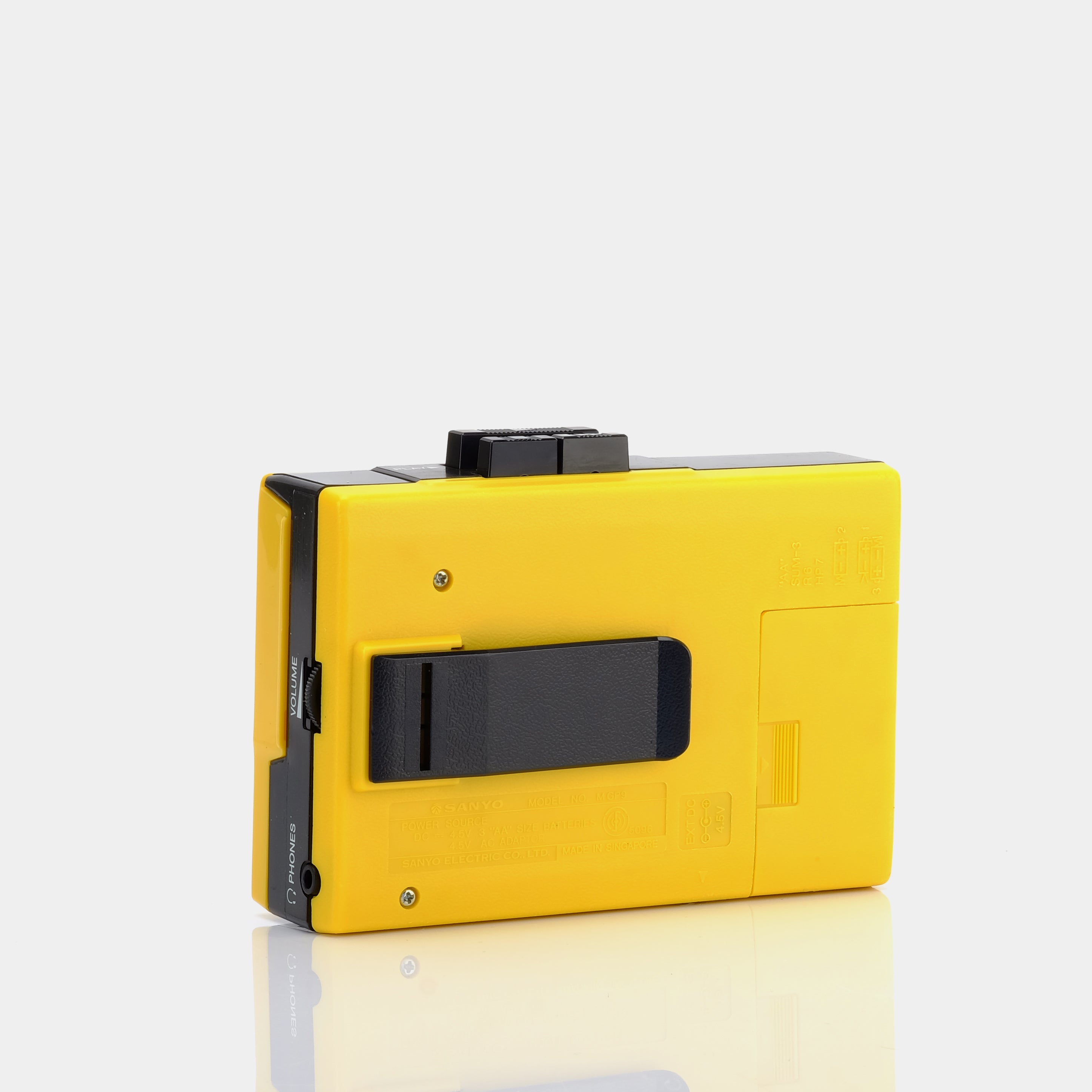 Sanyo Stereo MGP9 Yellow Portable Cassette Player