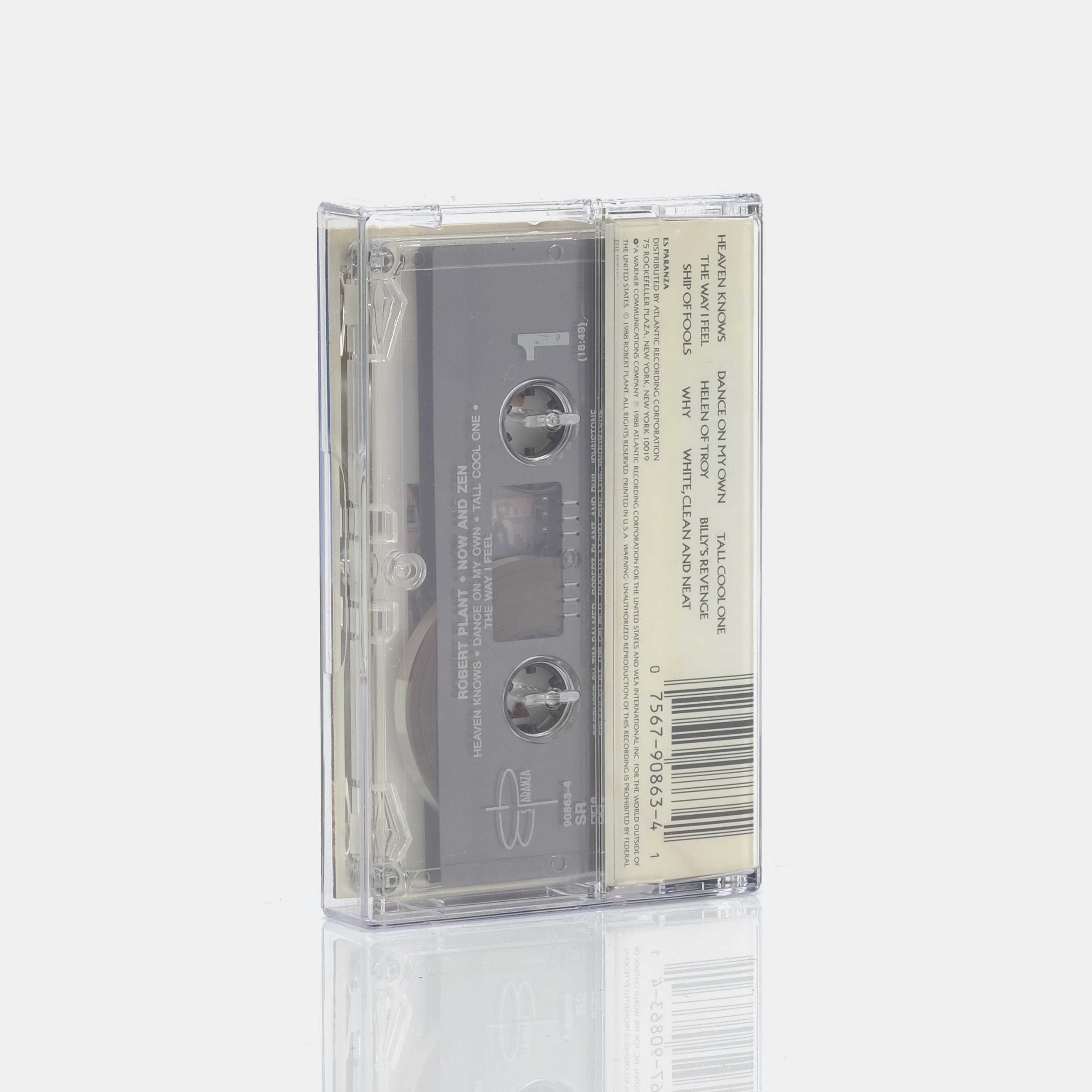 Robert Plant - Now And Zen Cassette Tape
